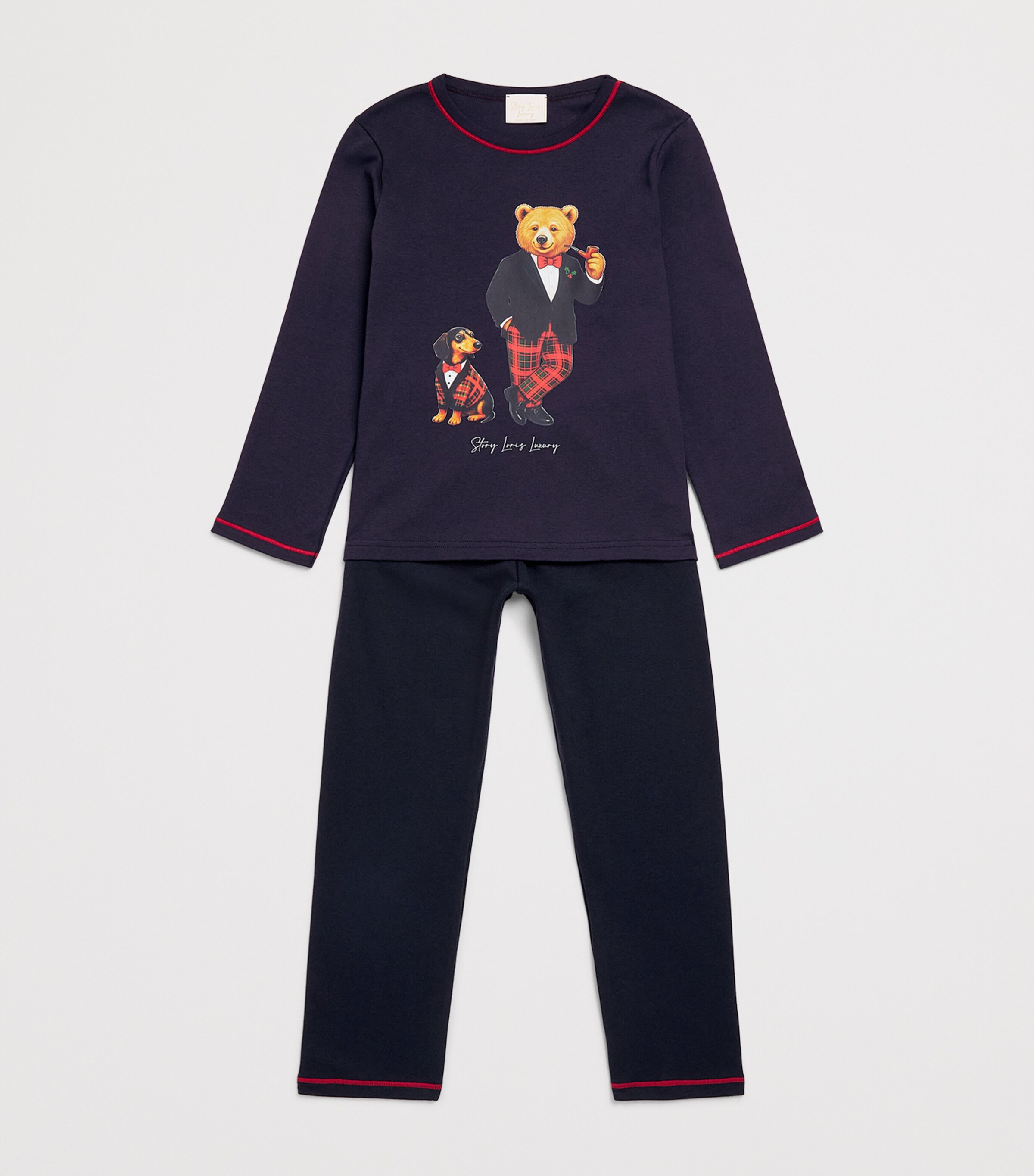 Story Loris Teddy Bear Pyjama Set (3-14 Years) Image 3