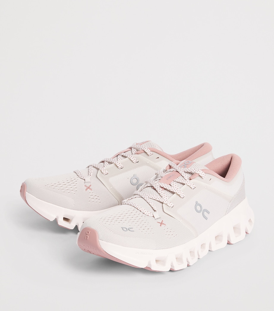 On Womens Cloud X 5 Trainers Pearl | Oyster Image 2