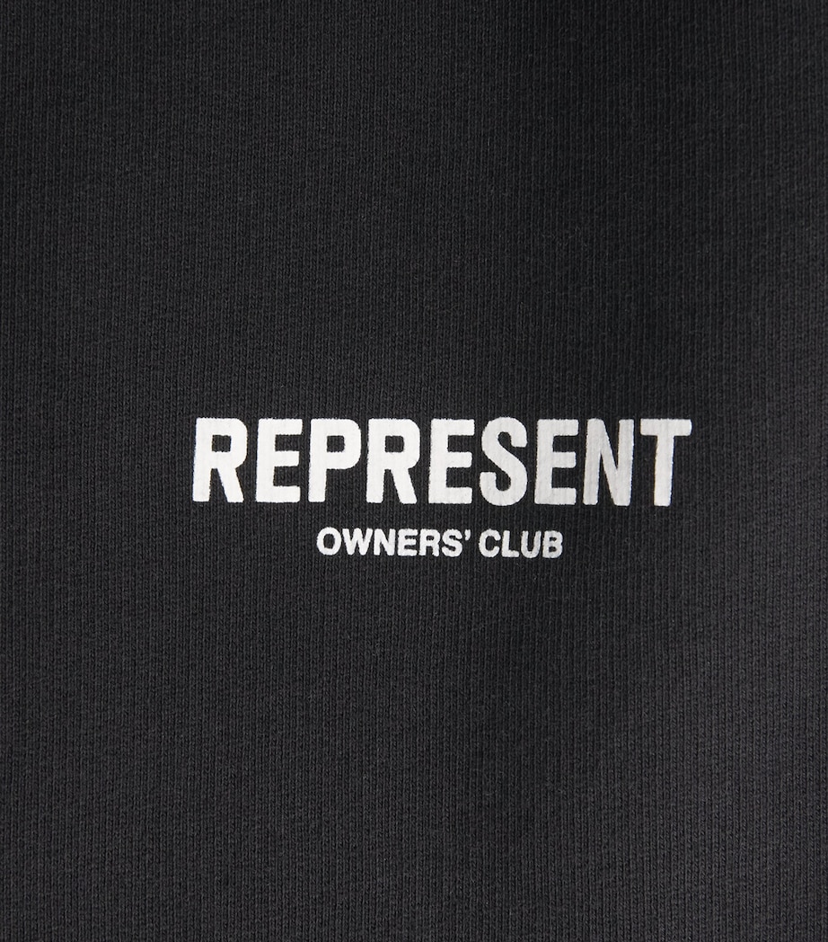 Represent Mens Cotton Owners Club Sweatpants Black Image 6