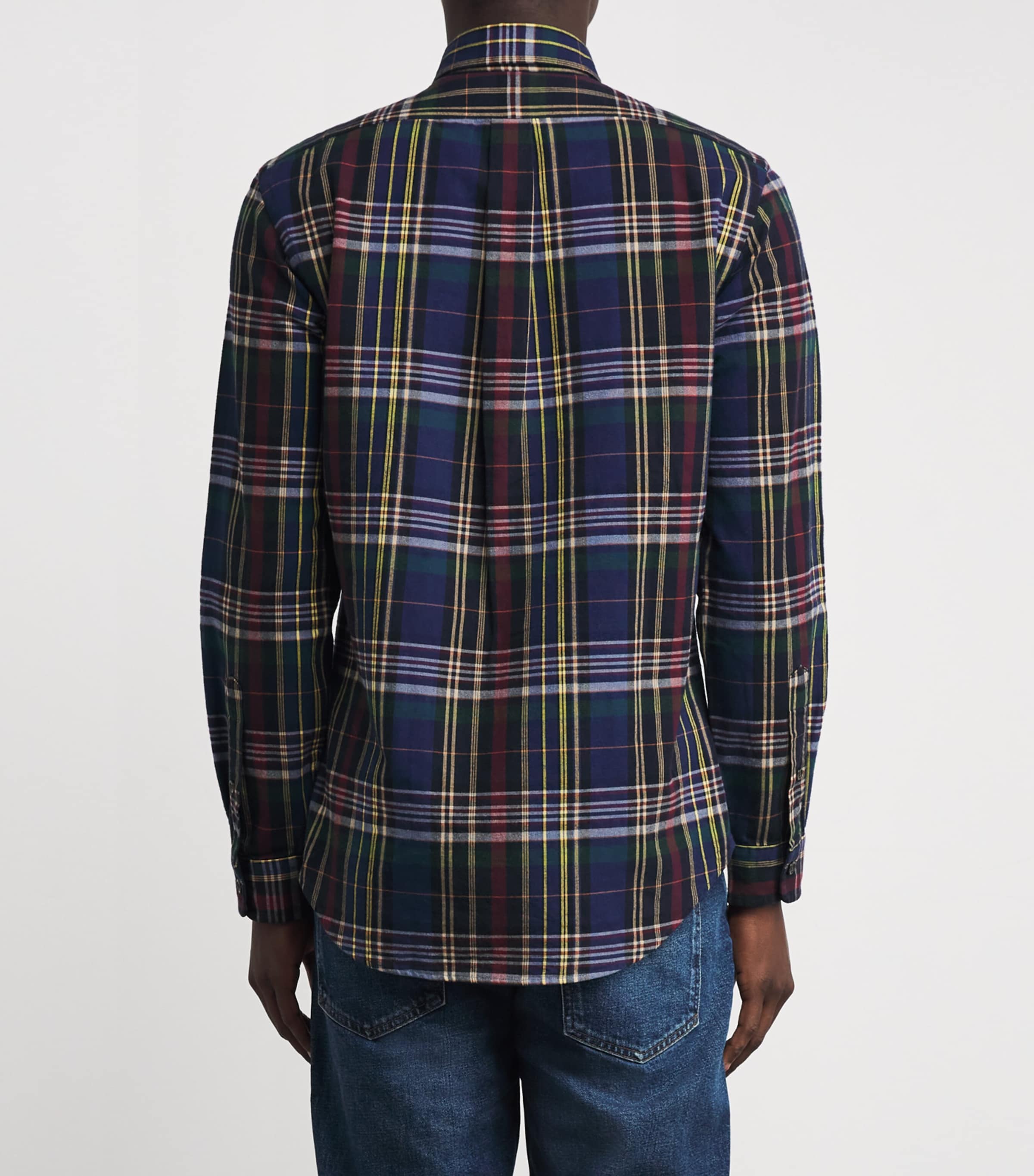 Cotton Check Oxford Shirt MULTI Image 4