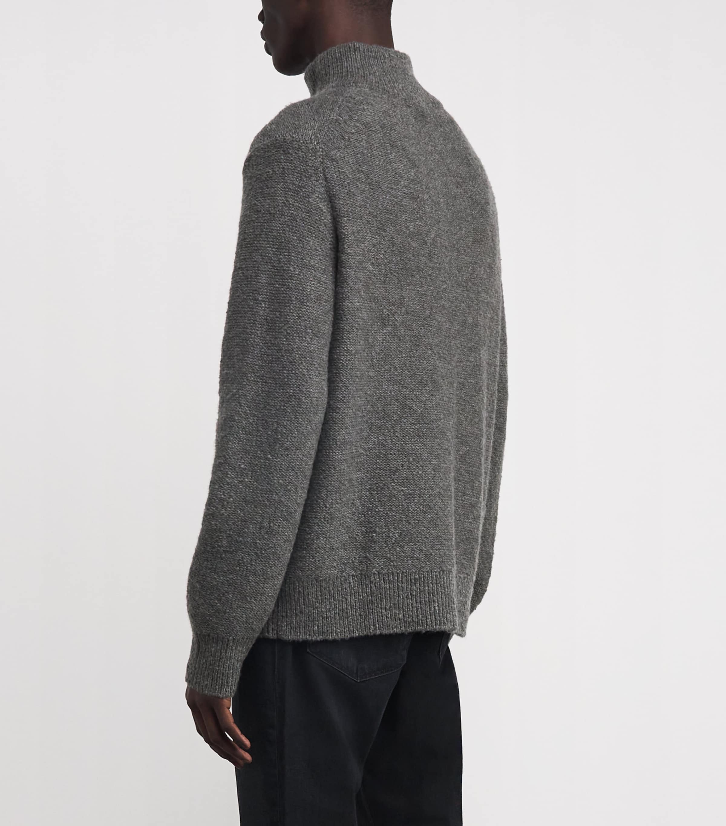 Merino Wool-Blend Kotoni Sweater DARK GREY Image 4