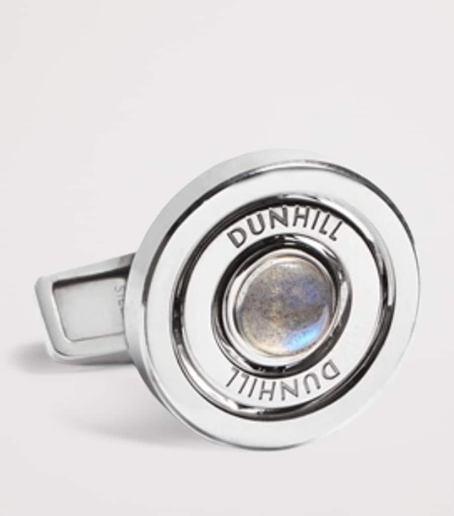 Labradorite Gyro Cufflinks 040SILVER Image 2