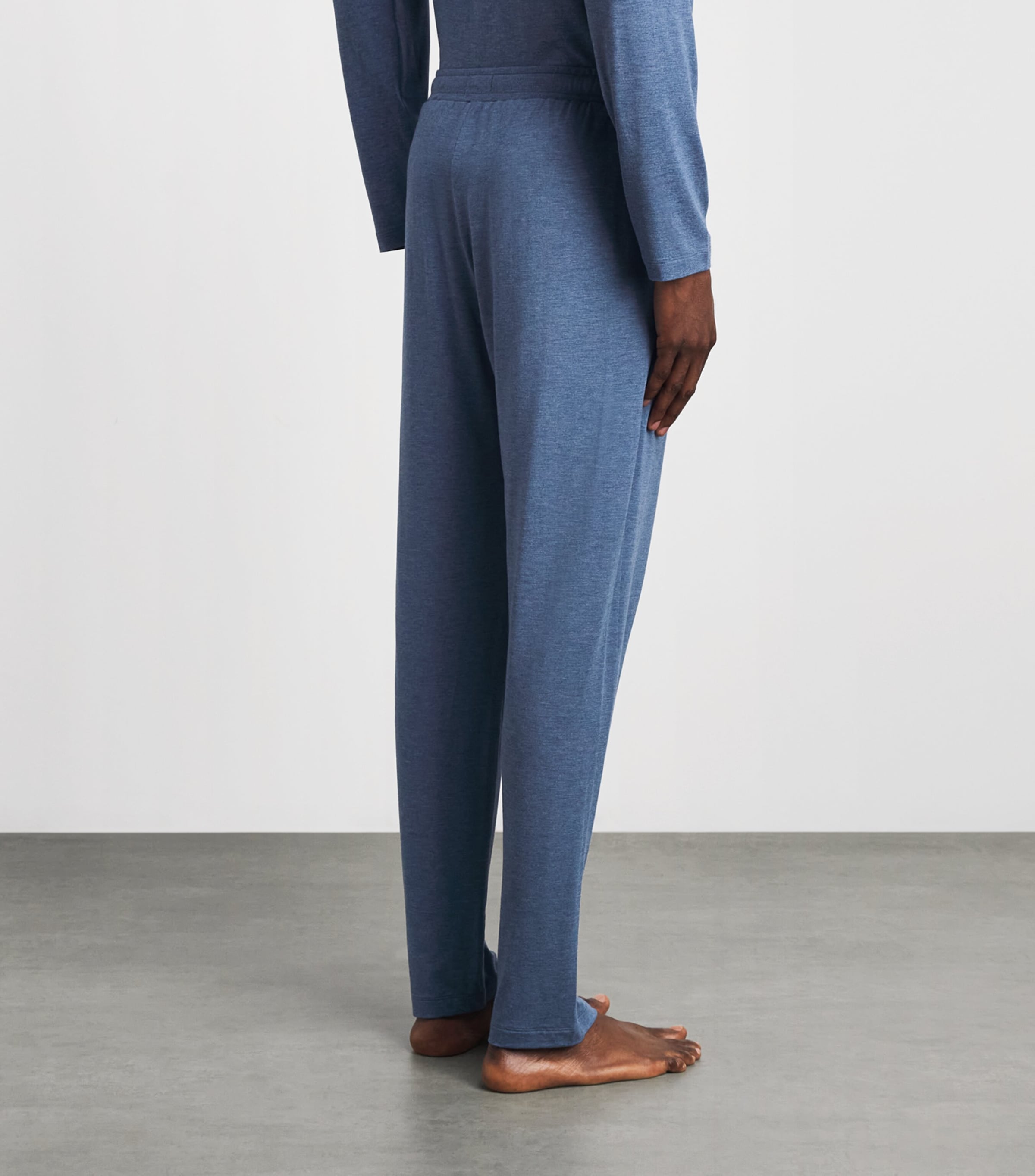 Hanro Mens Casual Pyjama Bottoms Tanzanite Image 5
