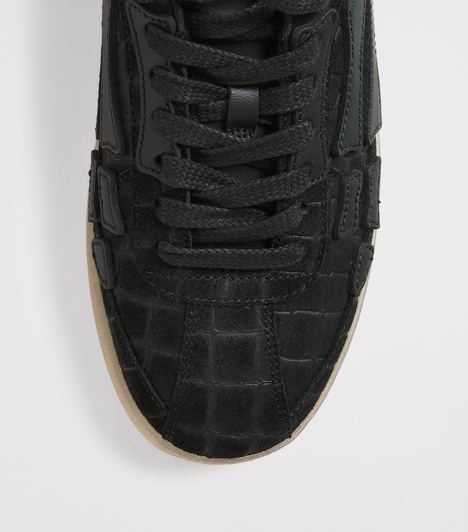 Suede Pacific Bones Low-Top Sneakers BLACK Image 5