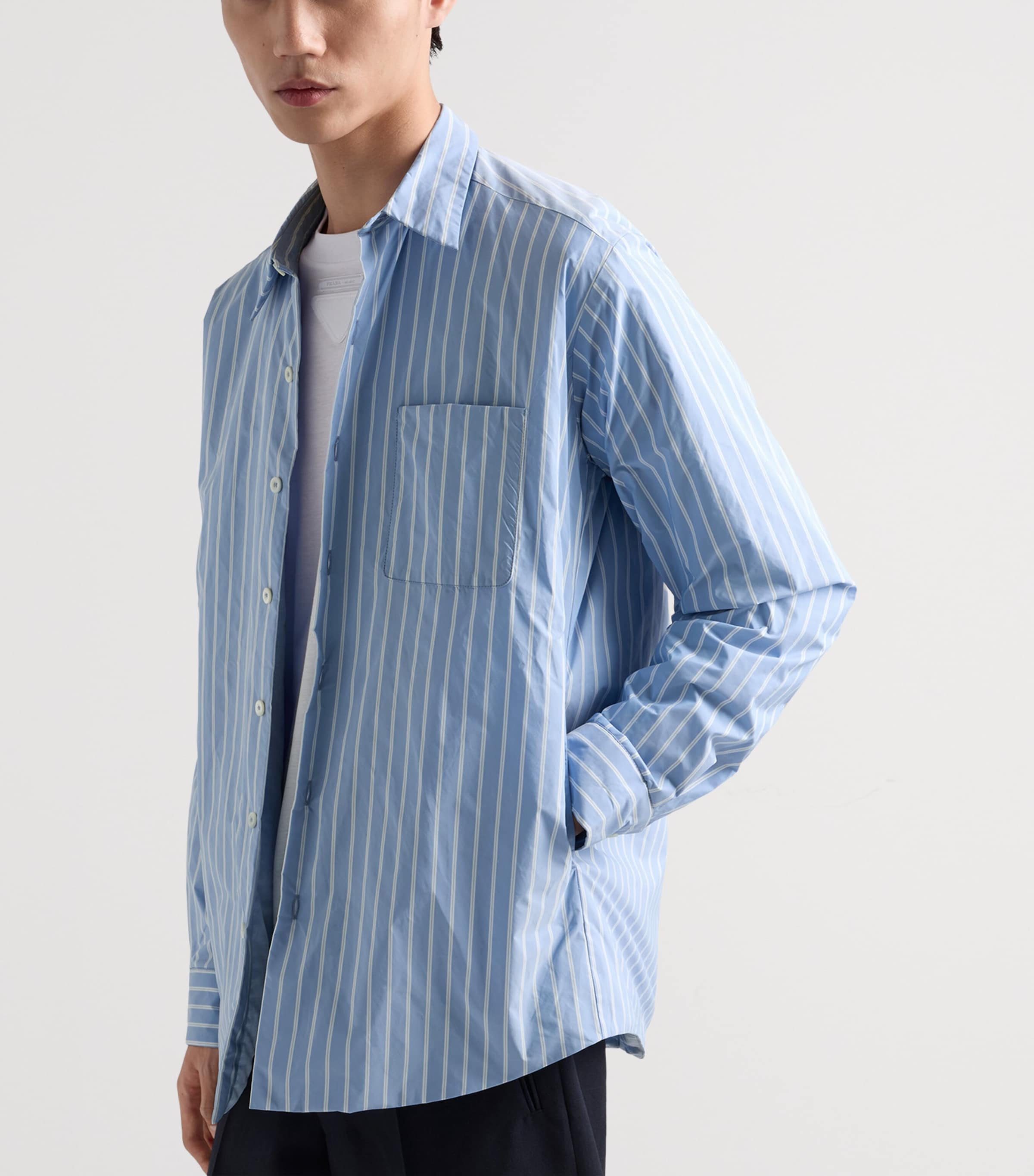 Re-Nylon Stripe Shirt F0D9K Image 4