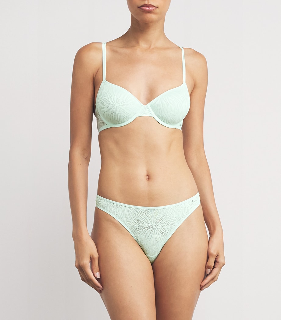 Sheer Marquisette Demi Bra CHJ MOONLIGHT J Image 2