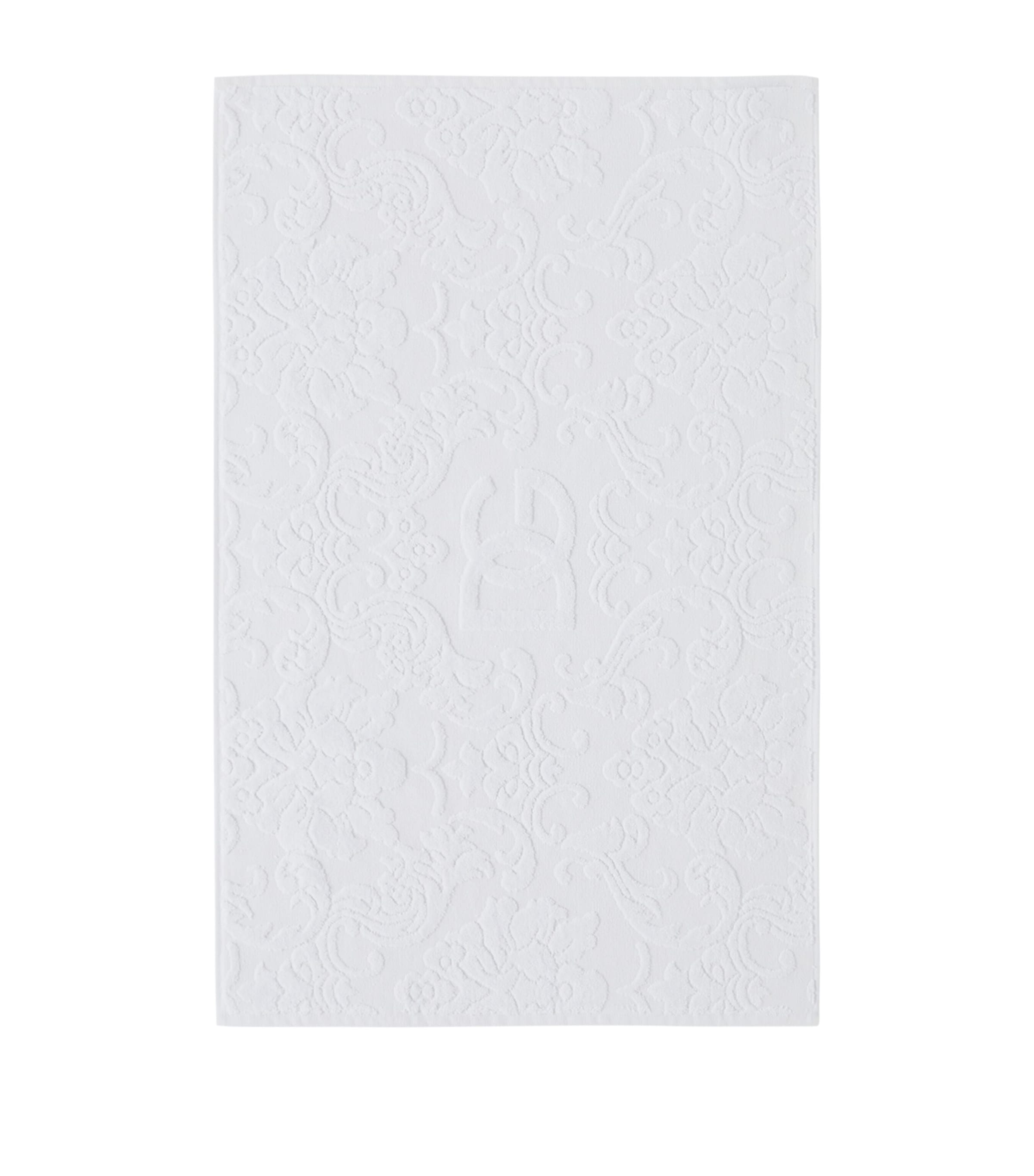 Dolce&Gabbana Casa Logo Bath Mat (87cm x 54cm) Bianco Image 1