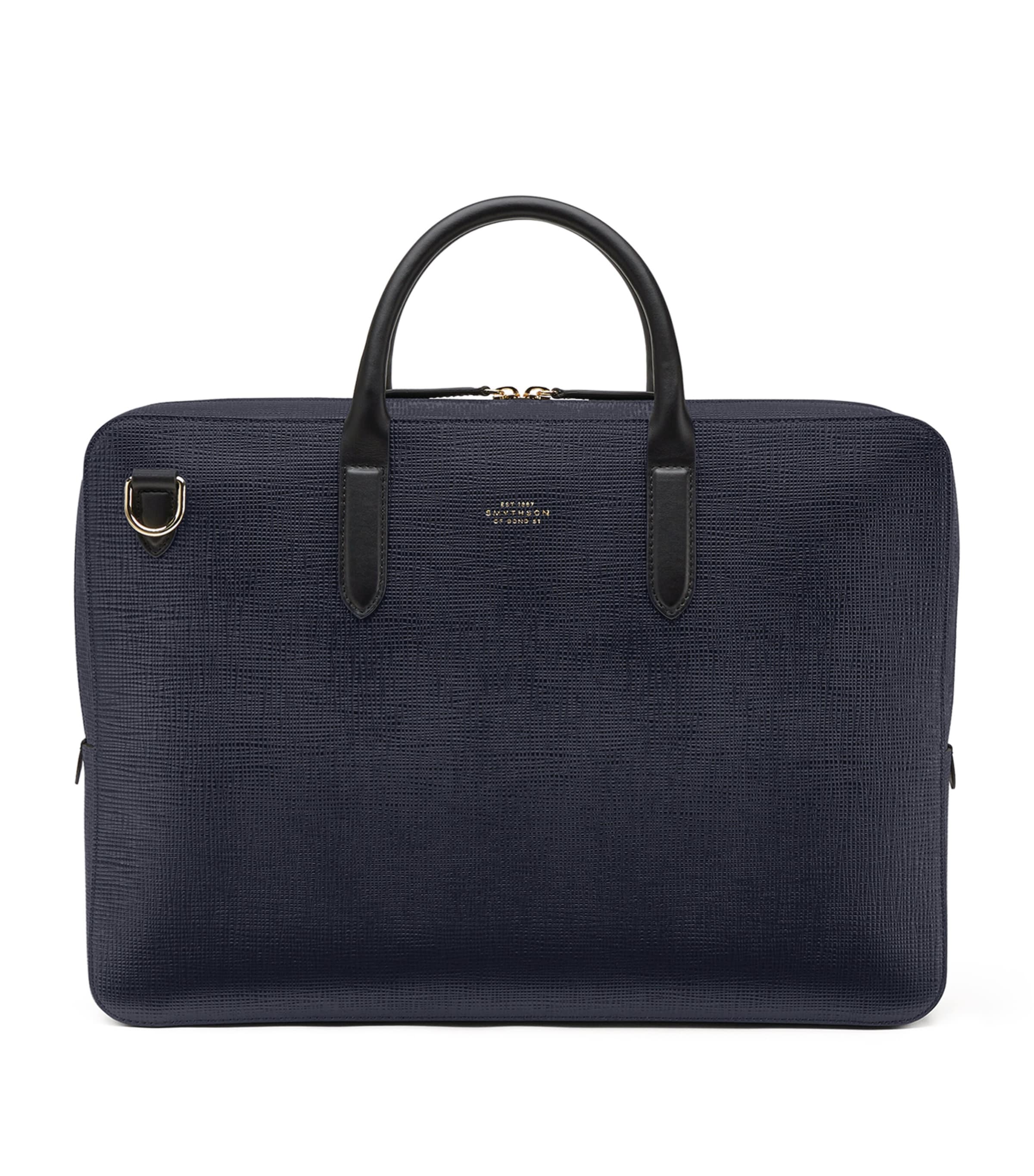 Smythson Leather Briefcase | Men Bags | Laptops & Briefcases | Designers | Smythson