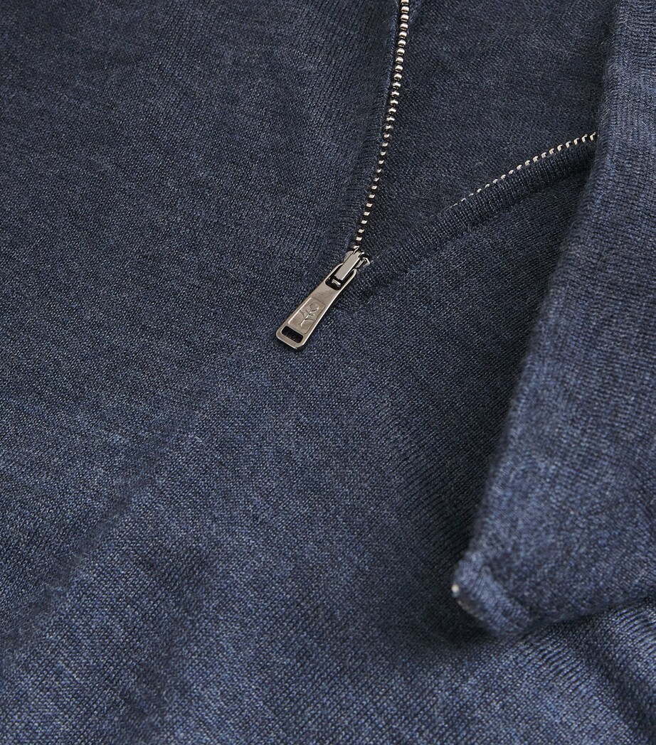 Cashmere Quarter-Zip Sweater J.16 - OCEANO Image 5