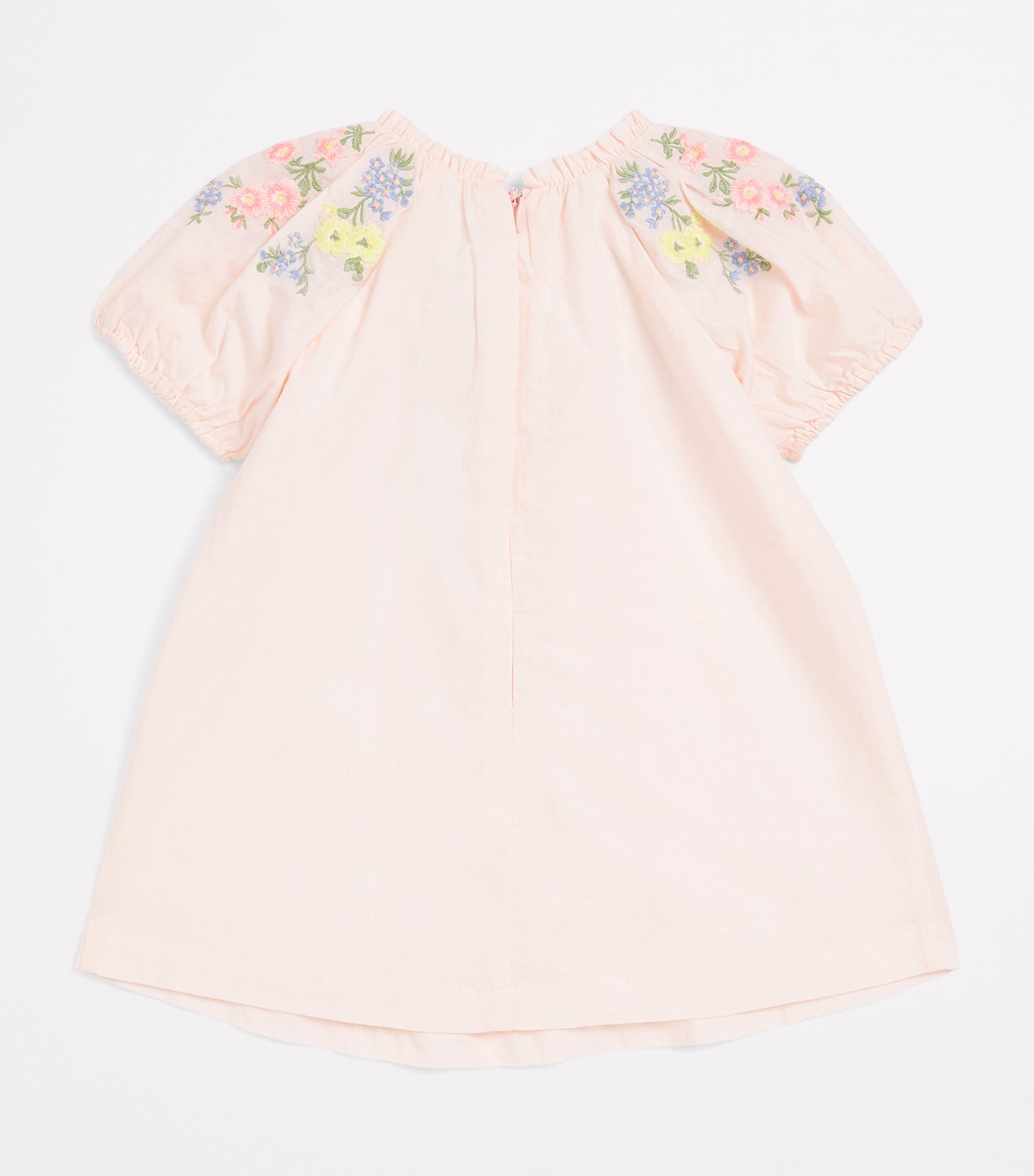 Tartine et Chocolat Embroidered Short-Sleeve Dress (3 Months-4 Years) Rose Pï¿½le Image 2