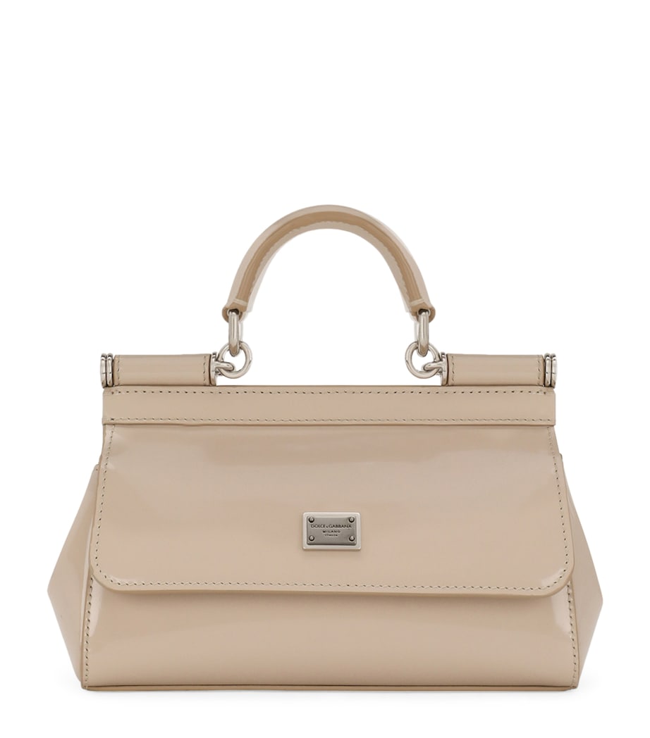 Medium Sicily Top-Handle Bag 8H005-CAPPUCCINO Image 1