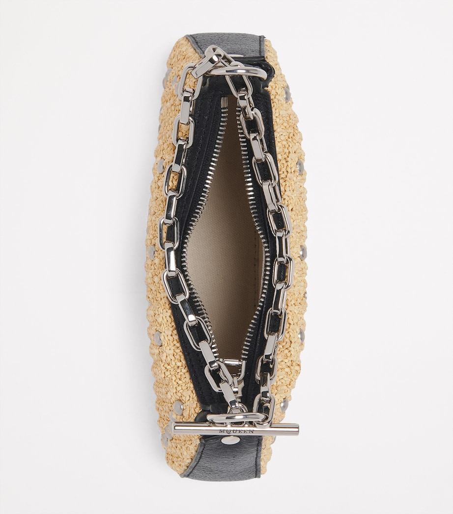 Mini Raffia T-Bar Shoulder Bag 9750 Image 4