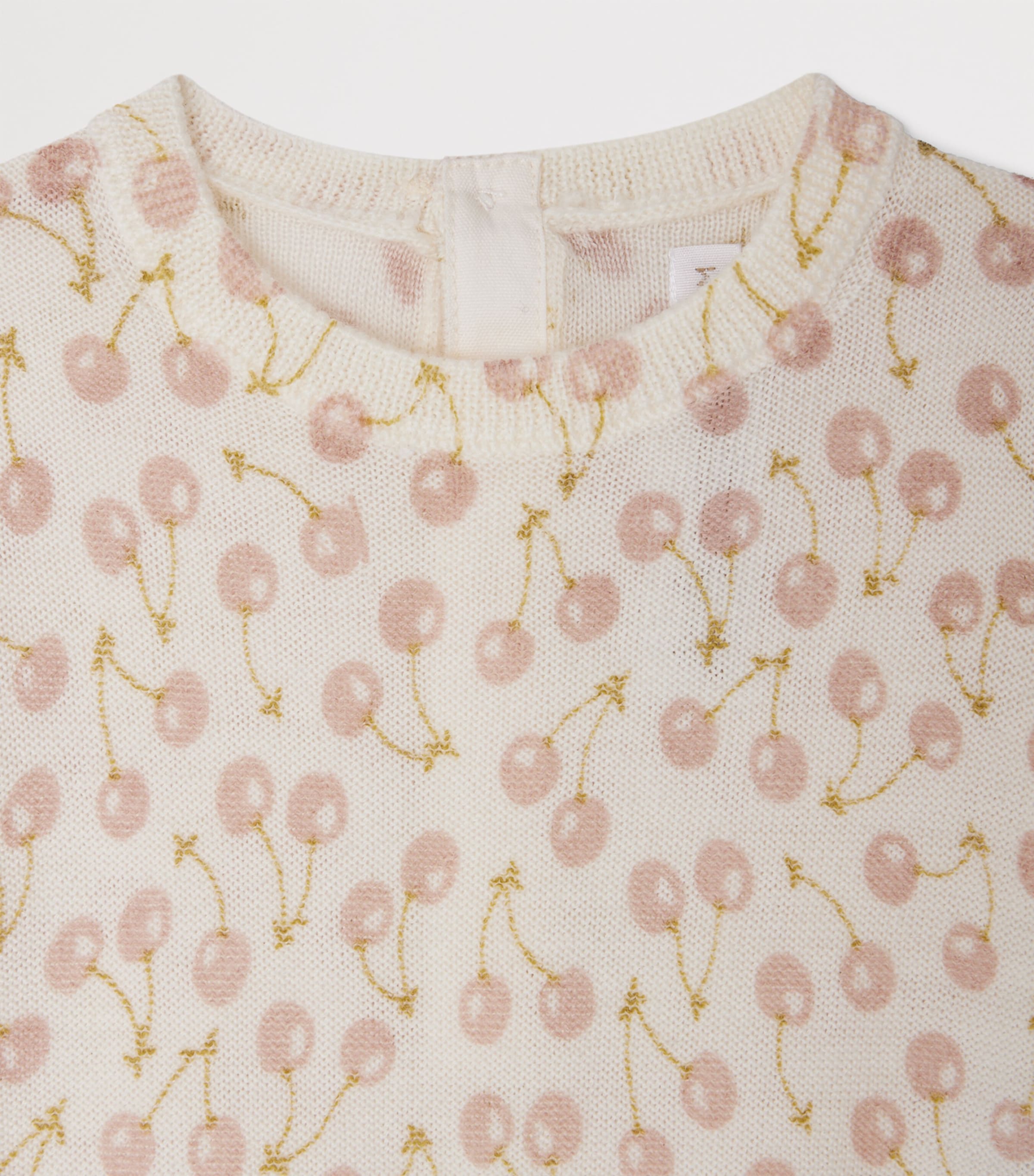 Wool Cherry Playsuit (1-18 Months) IMP ROSE FARD Image 3