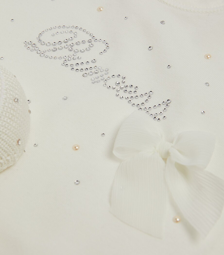 Princess Bodysuit, Booties and Headband Set (1-9 Months) X1 LATTE Image 4