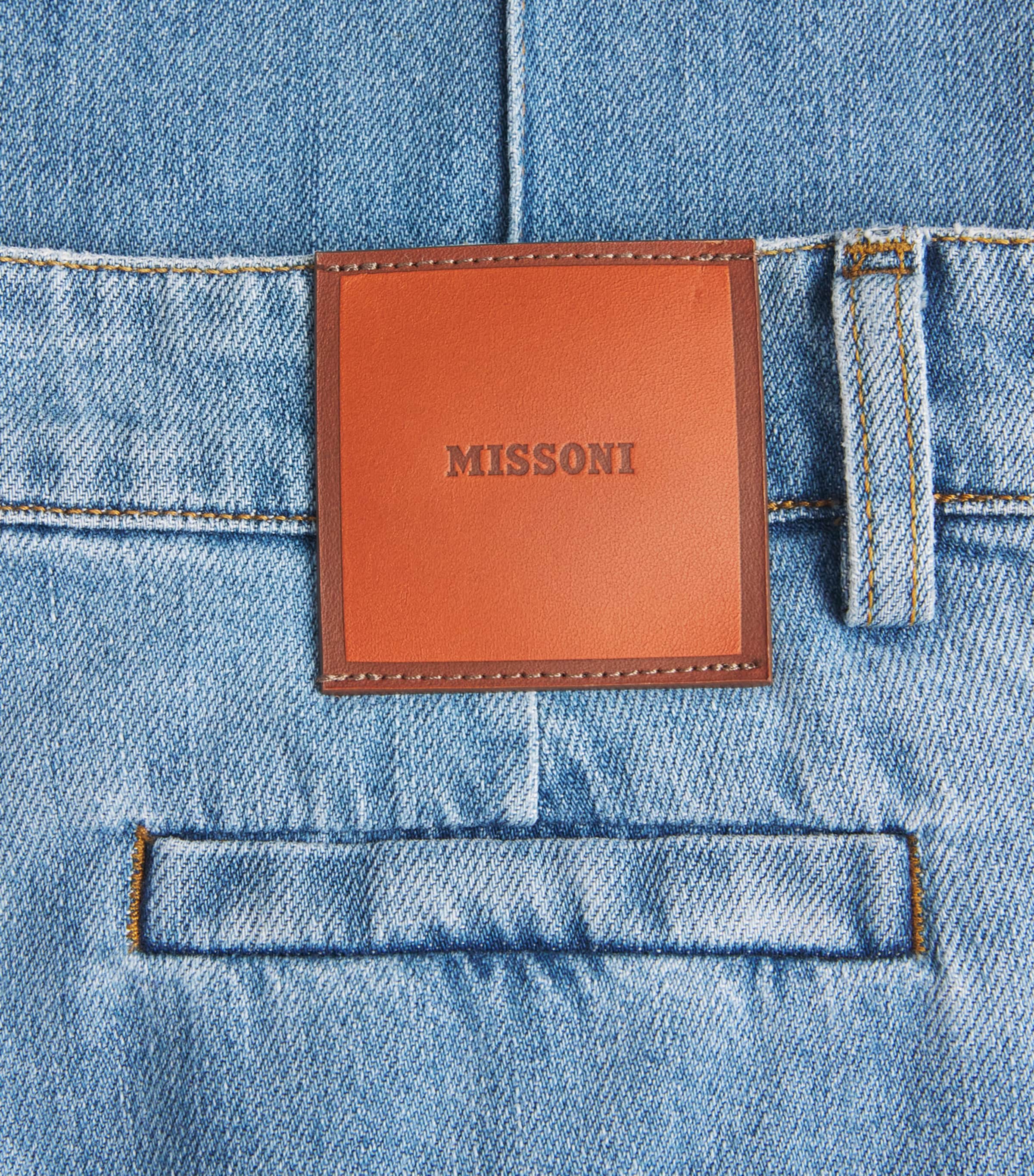 Missoni Womens Straight Jeans Med Blue Wash Image 6