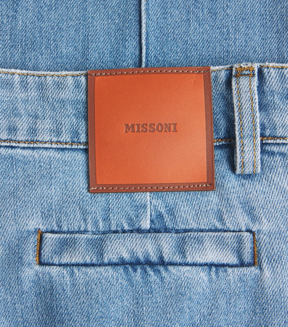 Missoni Womens Straight Jeans Med Blue Wash Image 6