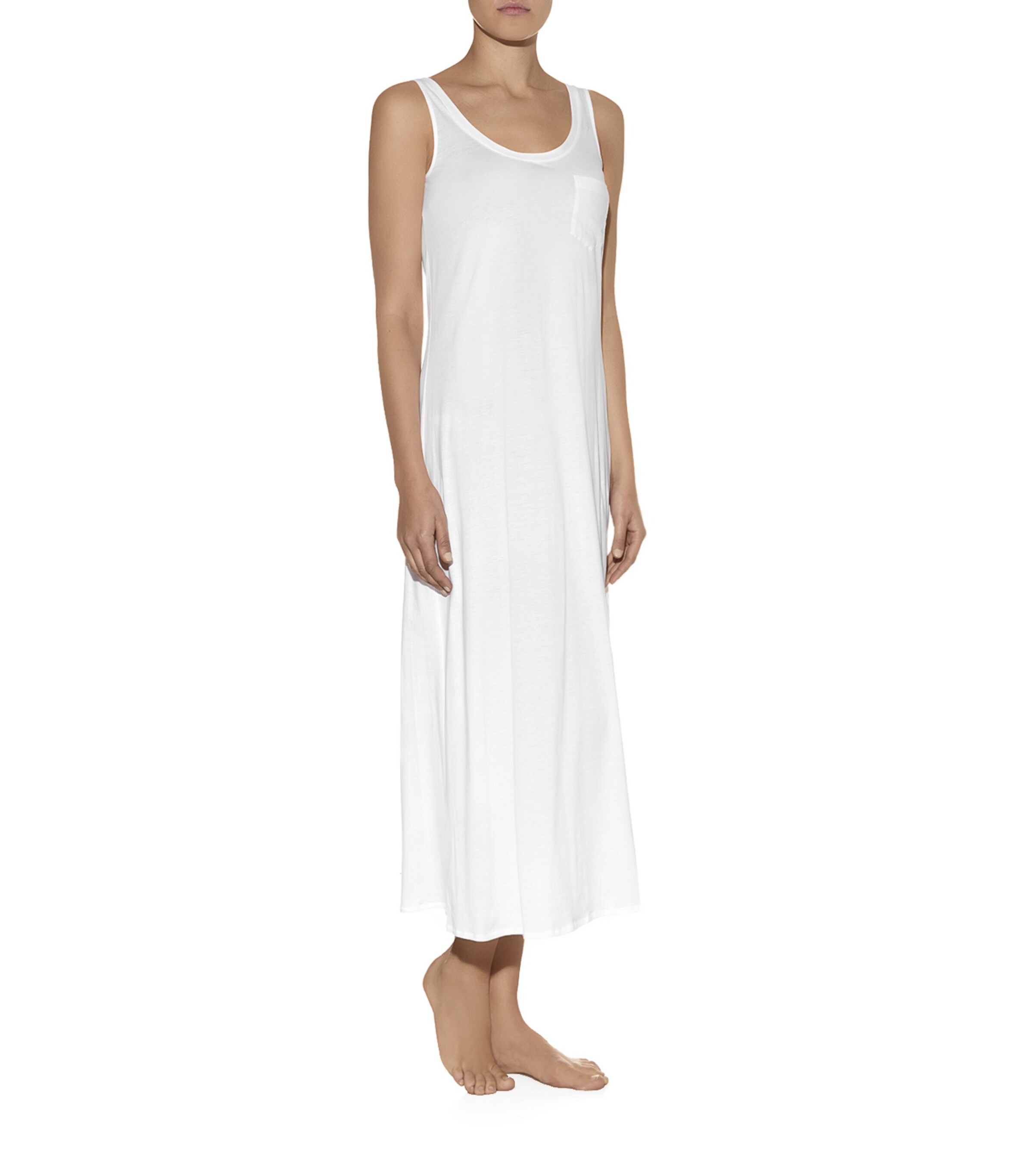 Hanro Cotton Deluxe Sleeveless Nightdress | Women Clothing | Nightwear | Pyjamas | Designers | Hanro Hanro Cotton Deluxe Sleeveless Nightdress | Women Clothing | Nightwear | Pyjamas | Designers | Hanro