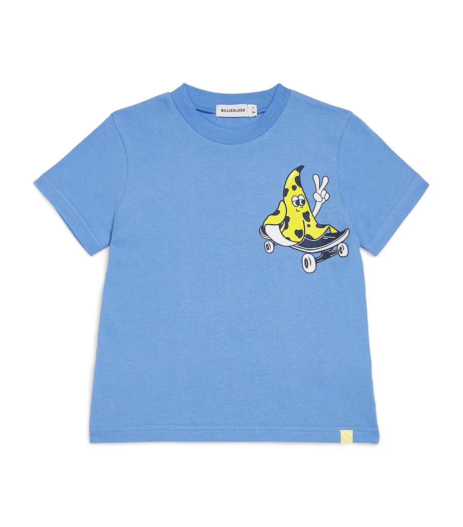 Cotton Banana T-Shirt (2-6 Years) PALE BLUE Image 1