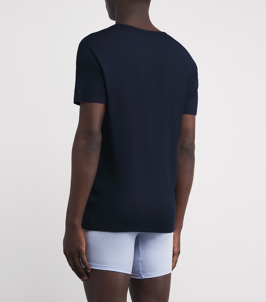 Modal-Blend T-Shirt (Pack of 3) BLUE Image 3