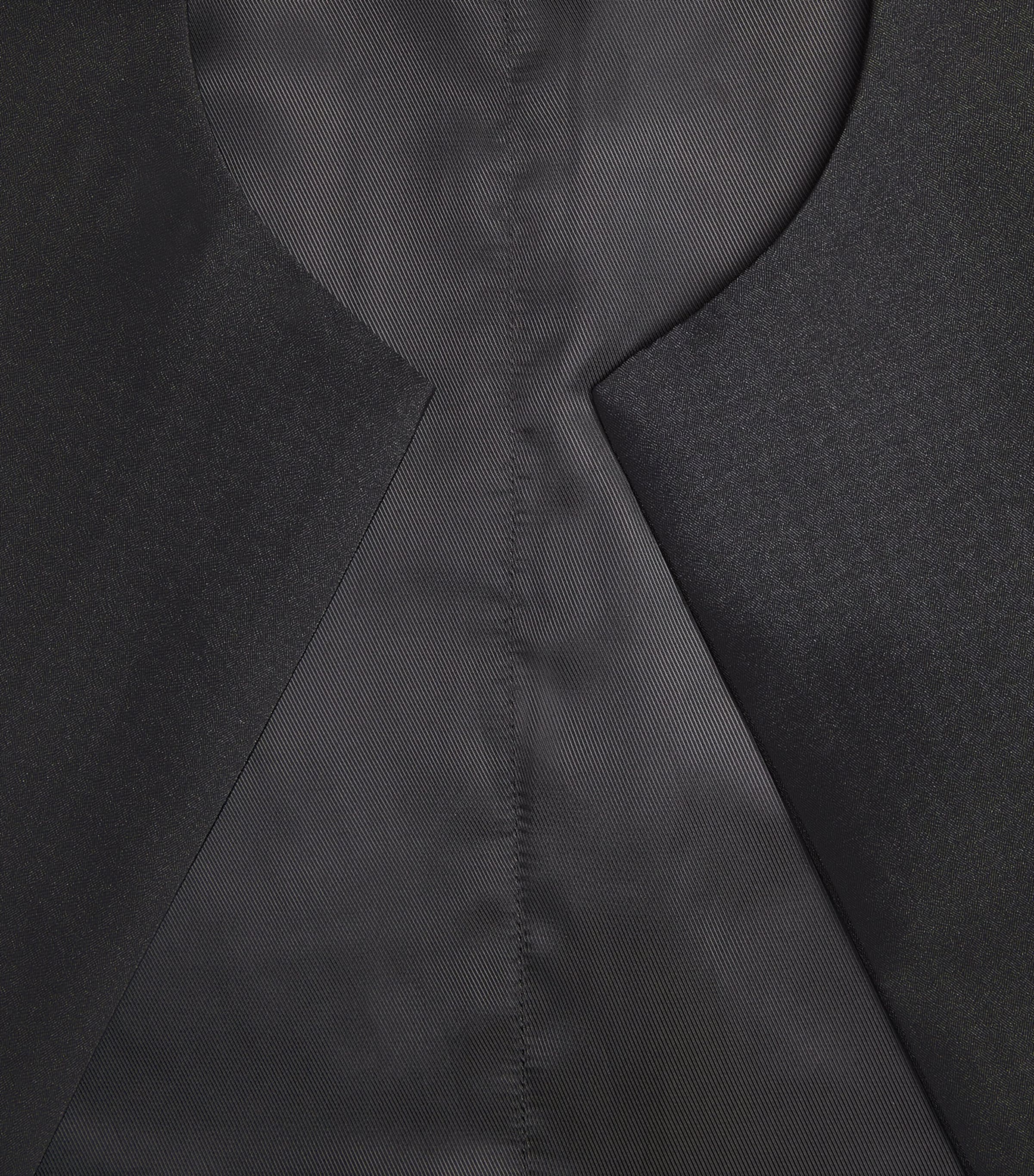 Voranida Womens Collarless Deon Coat Black Image 6