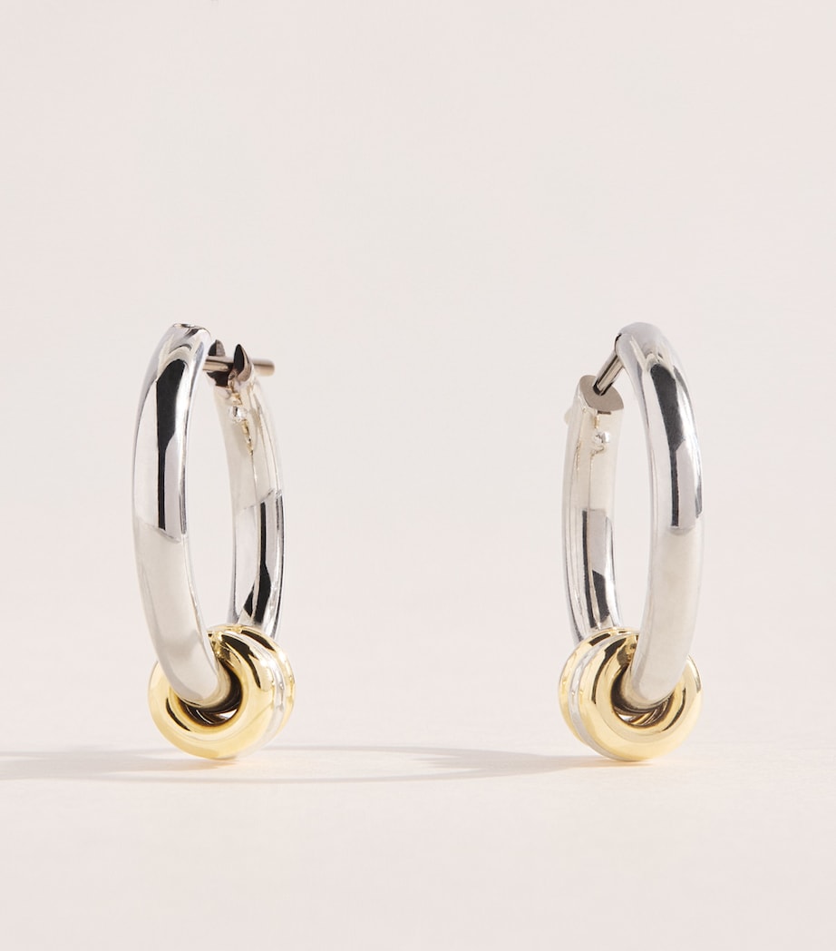 Spinelli Kilcollin Sterling Silver and Yellow Gold Ara Core Hoop Earrings Sterling Silver Image 1