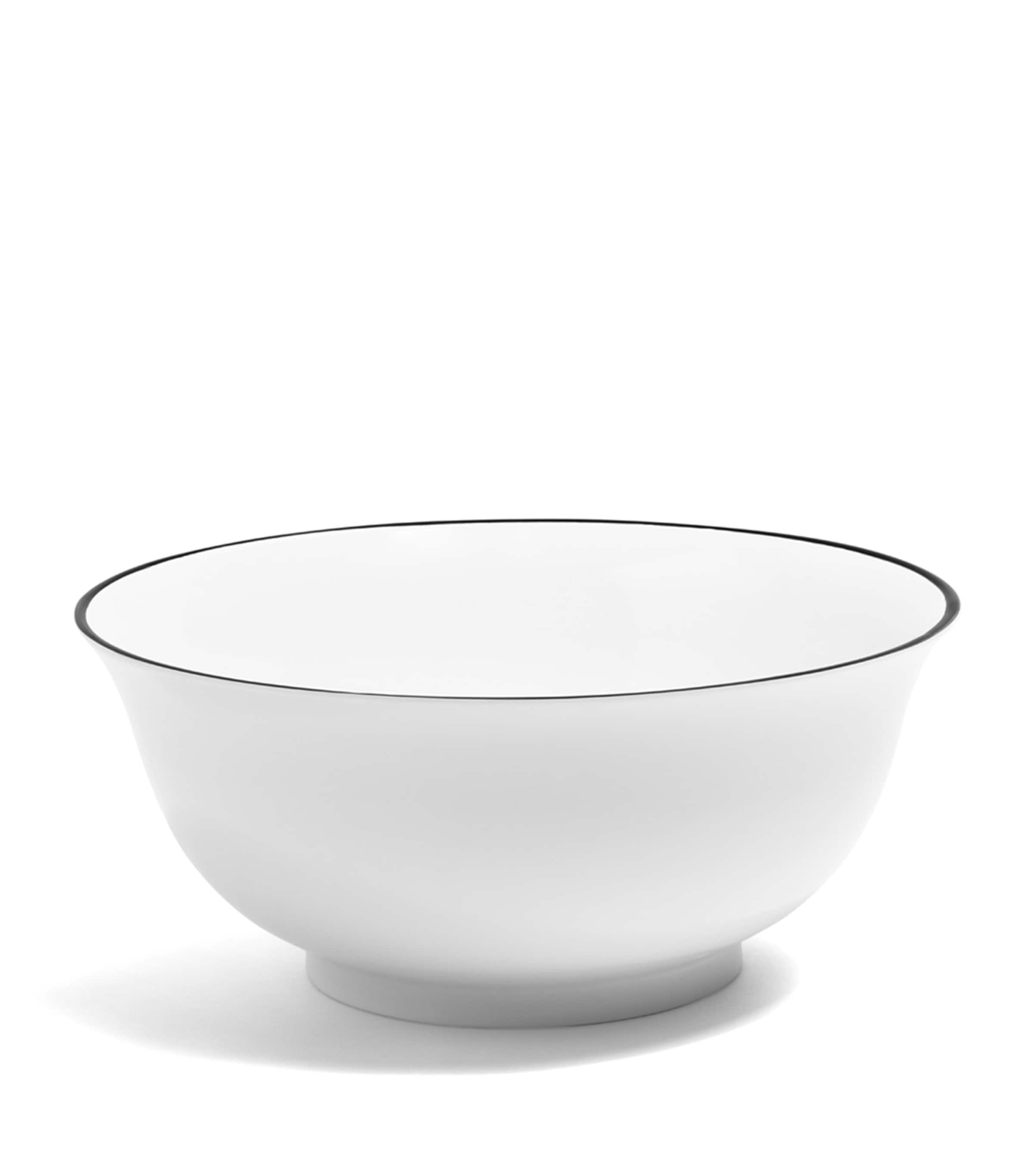 Richard Brendon Line Serving Bowl In White