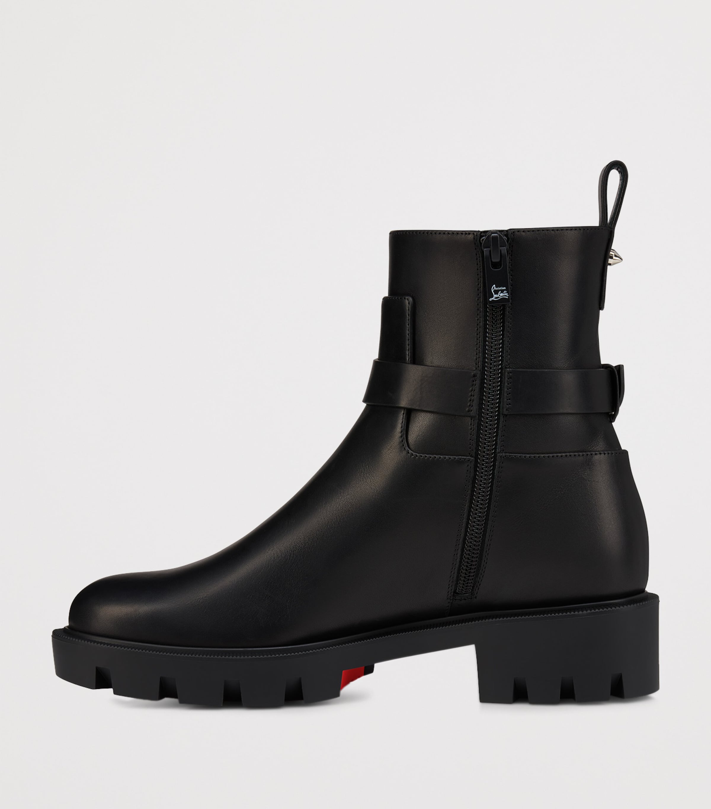 Dianouchette Lug Leather Ankle Boots BK01 Image 4