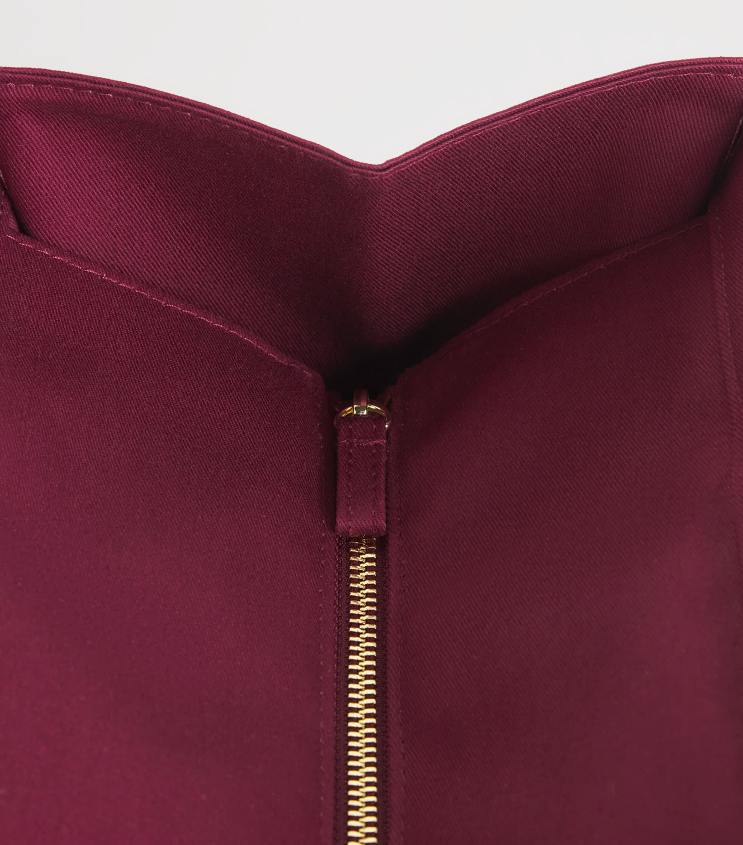 Harrods Classic Tote Bag Burgundy Image 5
