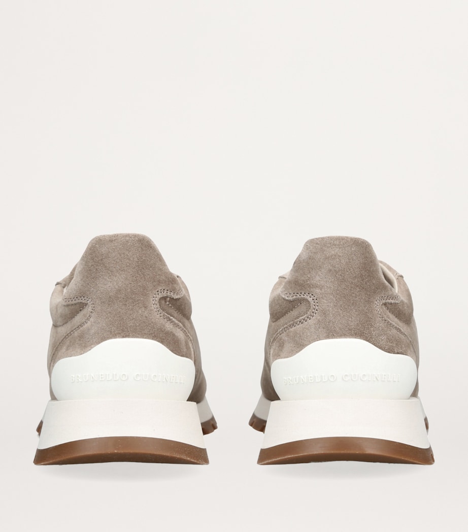 Suede Runner Sneakers BEIGE Image 2