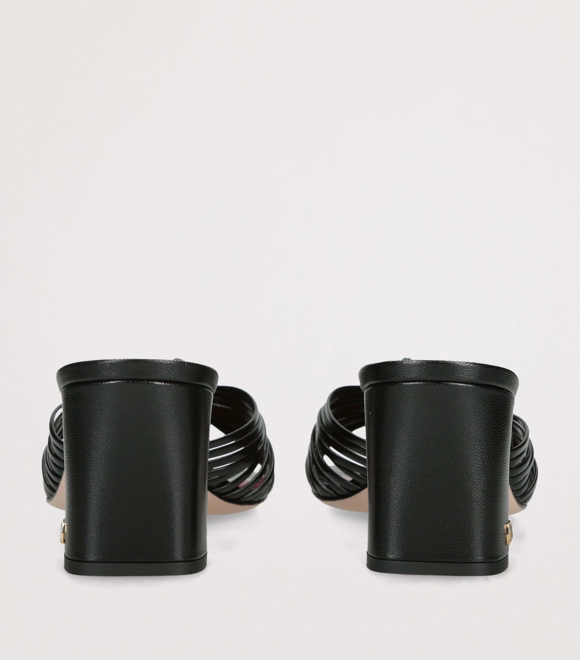 Valentino Garavani Leather Annet Mules 60 Black Image 2