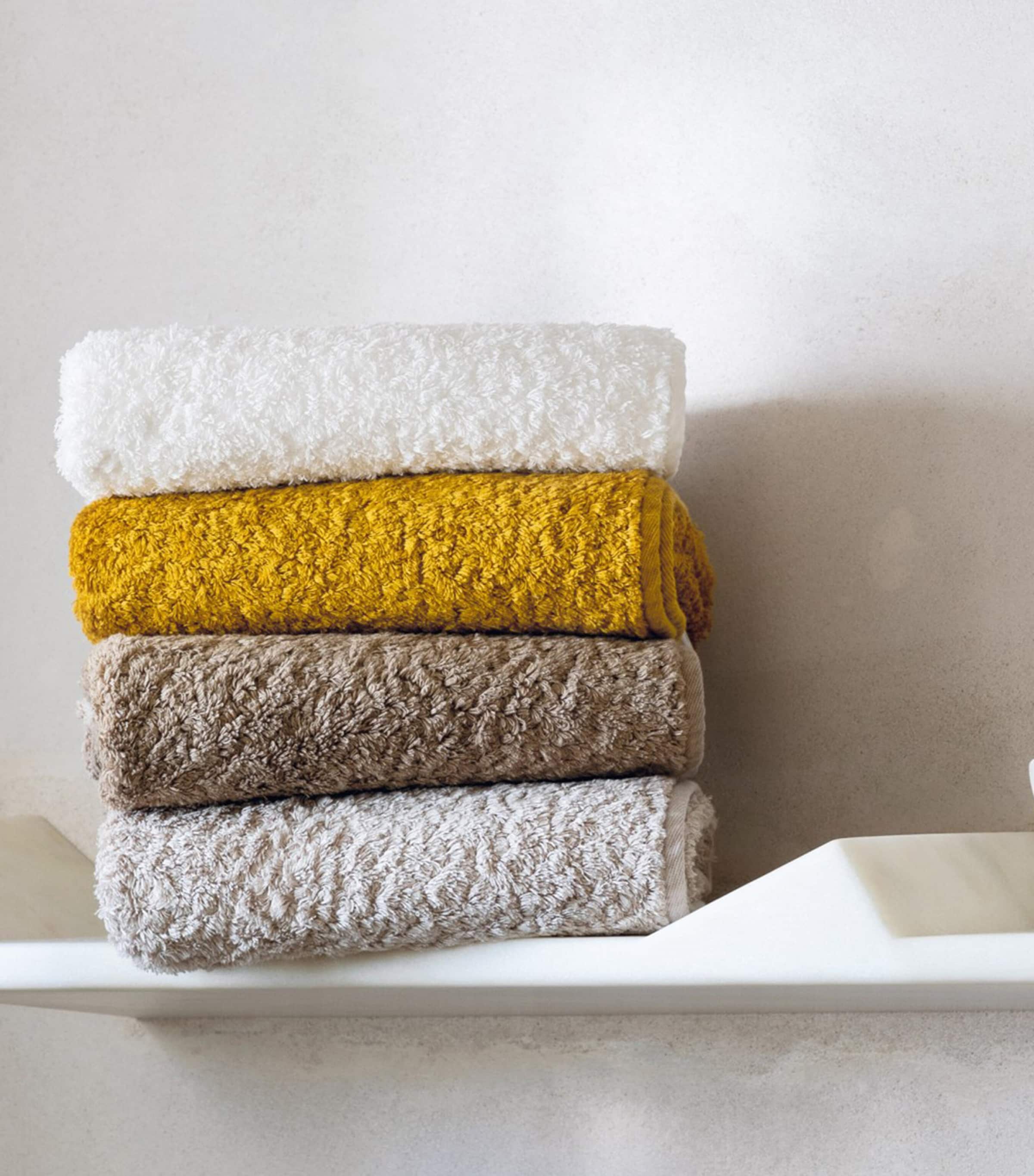 GRACCIOZA Cotton Portobello Facecloth (30cm x 30cm) White Image 5