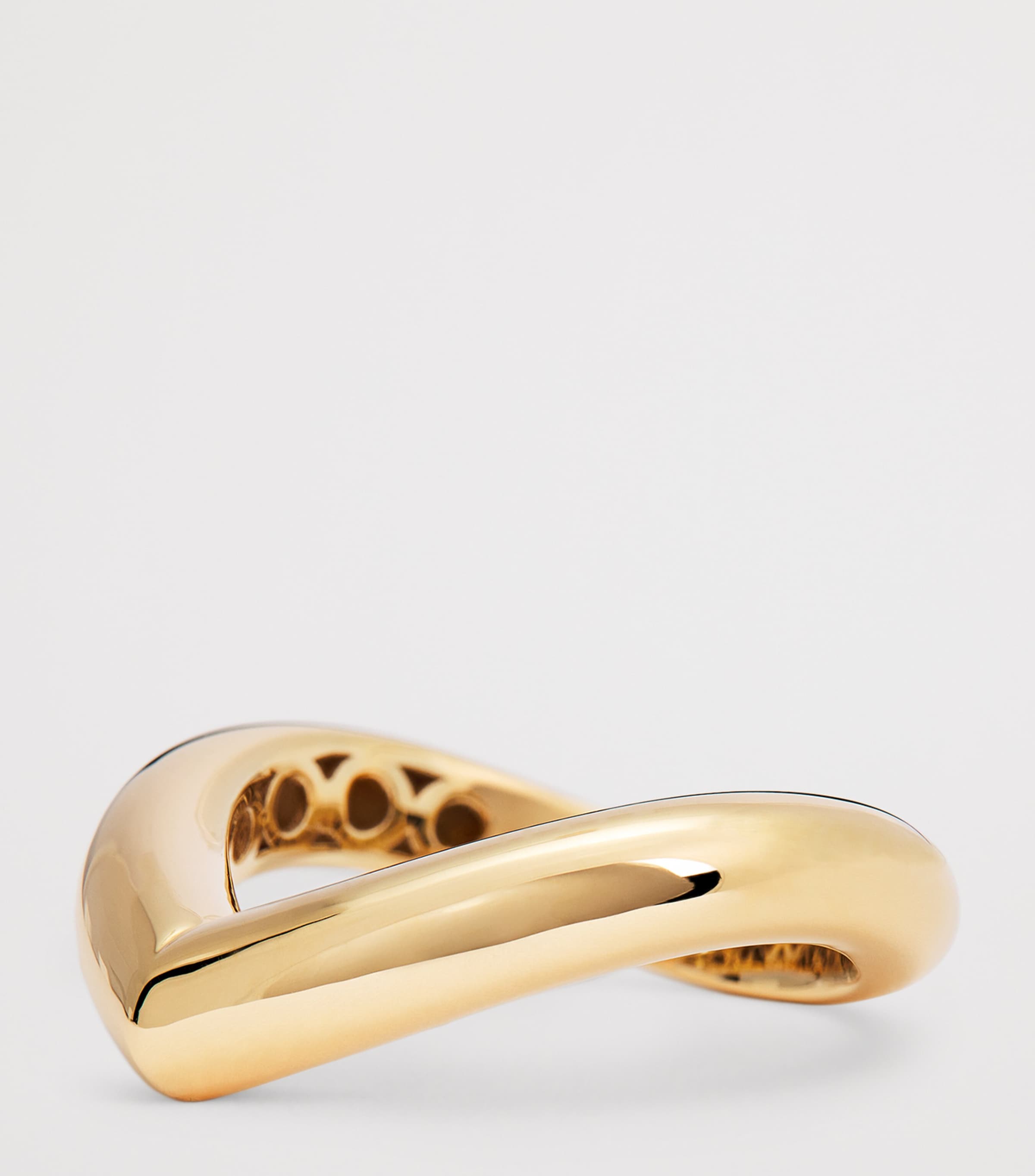 Yellow Gold Drop Link Ring YELLOW GOLD Image 6