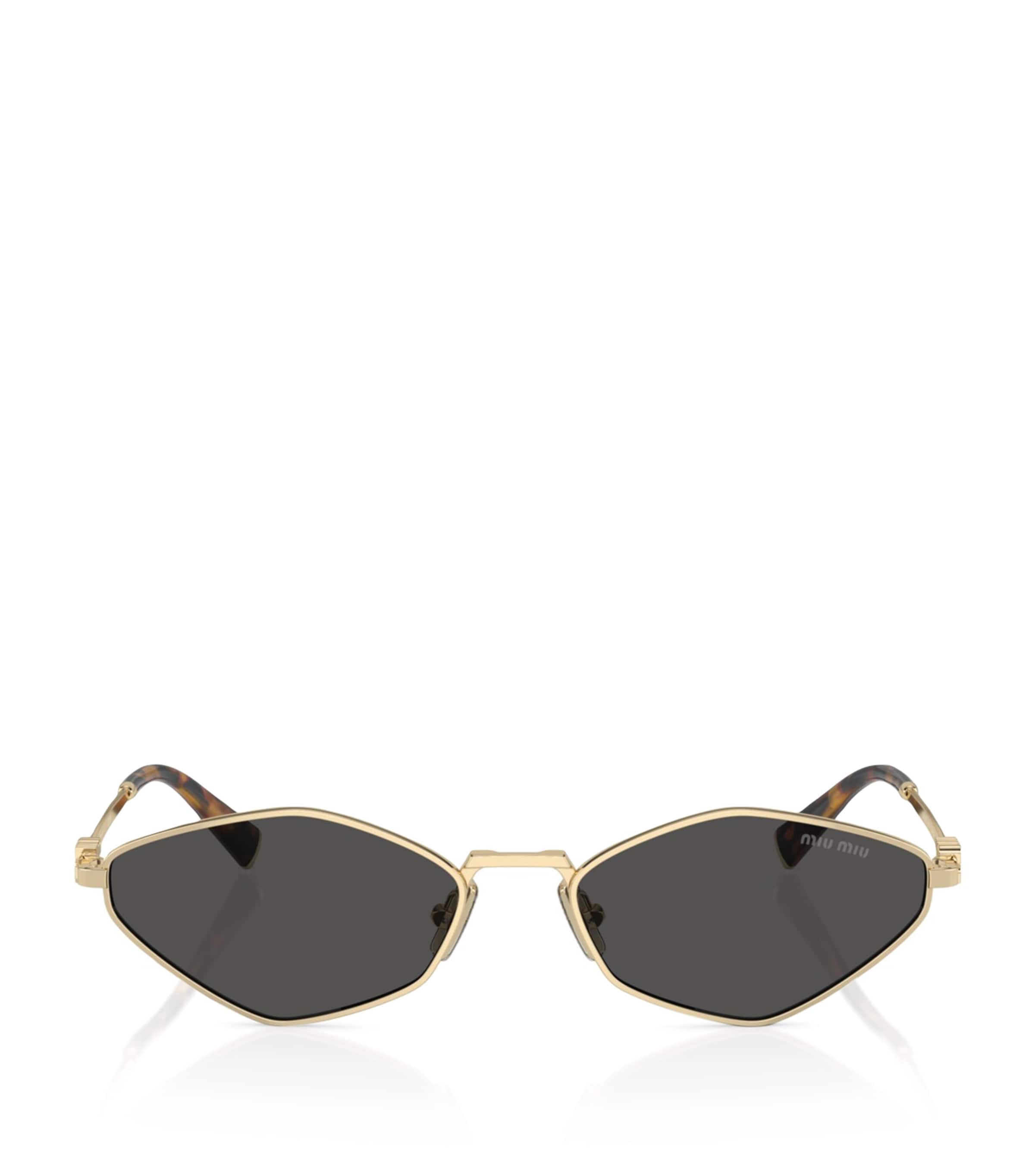 Miu Miu Mu 56zs Gld Shn Gry In Gold
