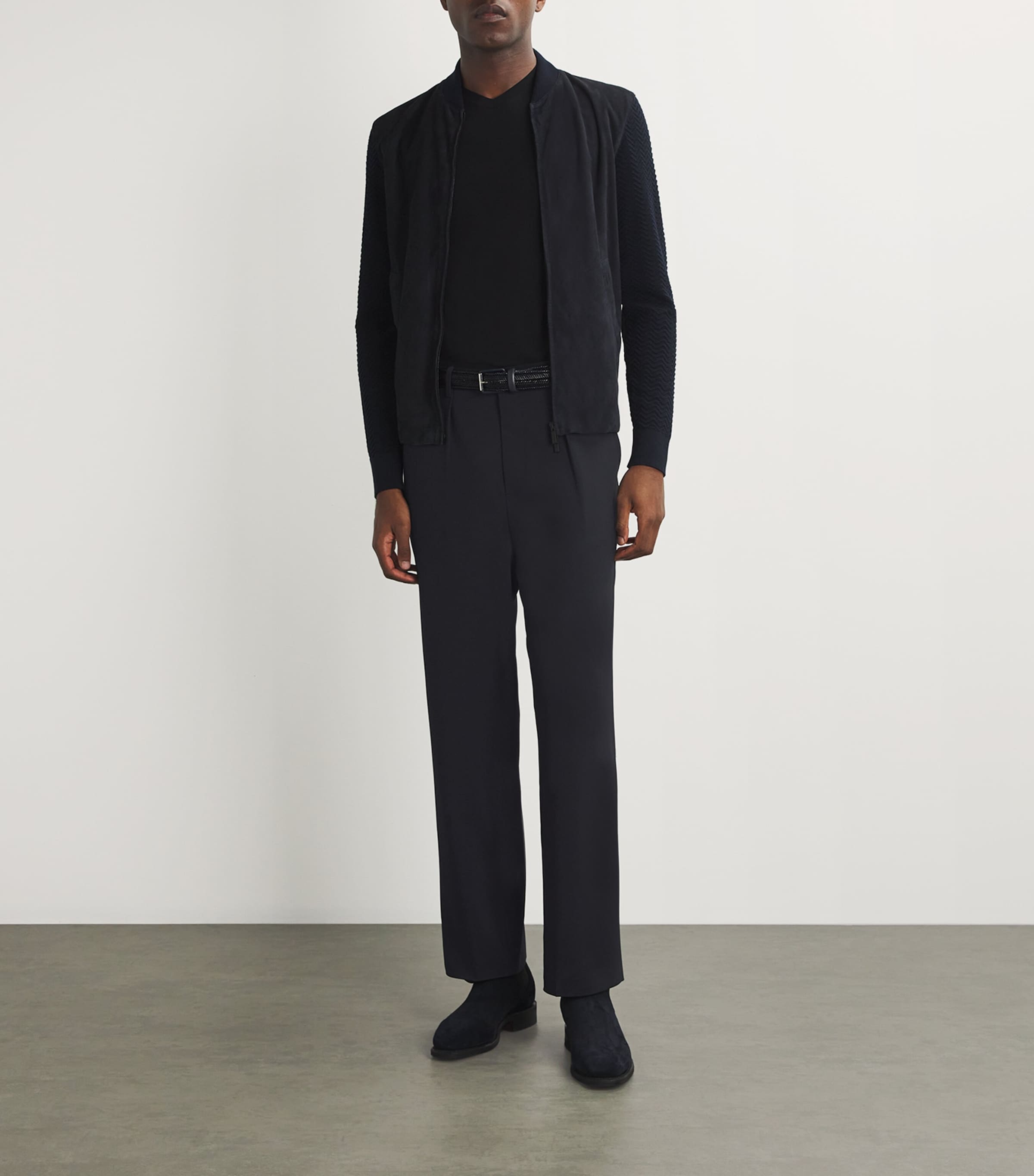 Virgin Wool Tailored Trousers UB109 Image 2