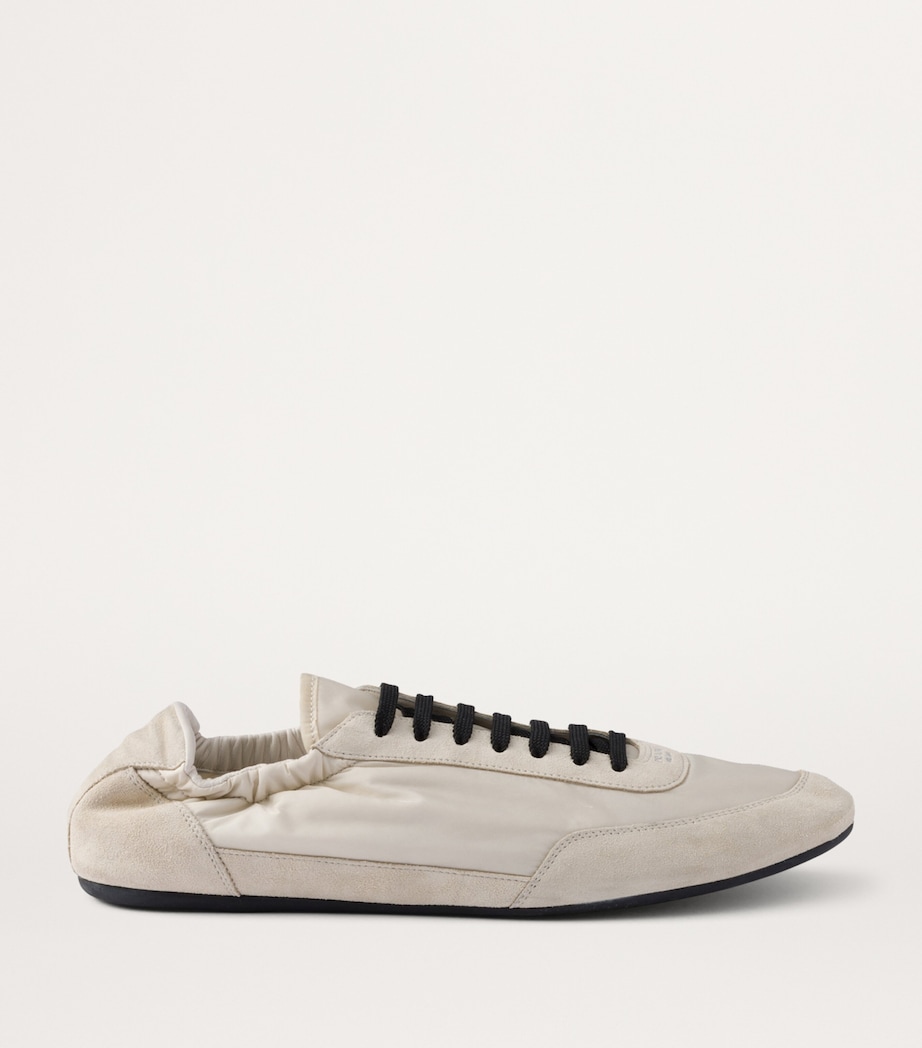 Re-Nylon and Suede Collapse Sneakers F0304 Image 2