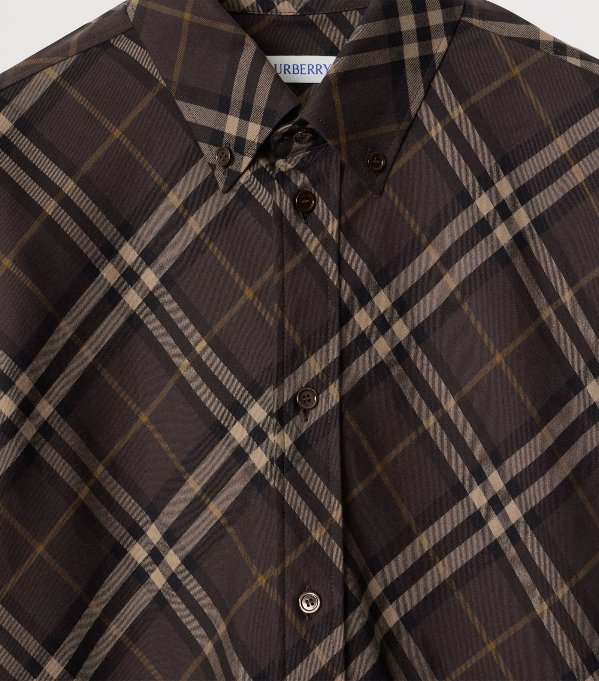 Cotton Flannel Check Shirt TRUFFLE IP CHECK Image 4