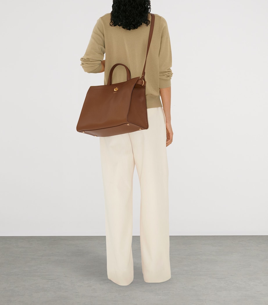 Medium Calfskin Cotswolds Tote Bag HAZEL Image 3