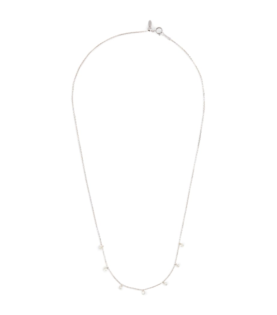 White Gold and Diamond 7-Stone Danaé Necklace WHITE GOLD Image 1