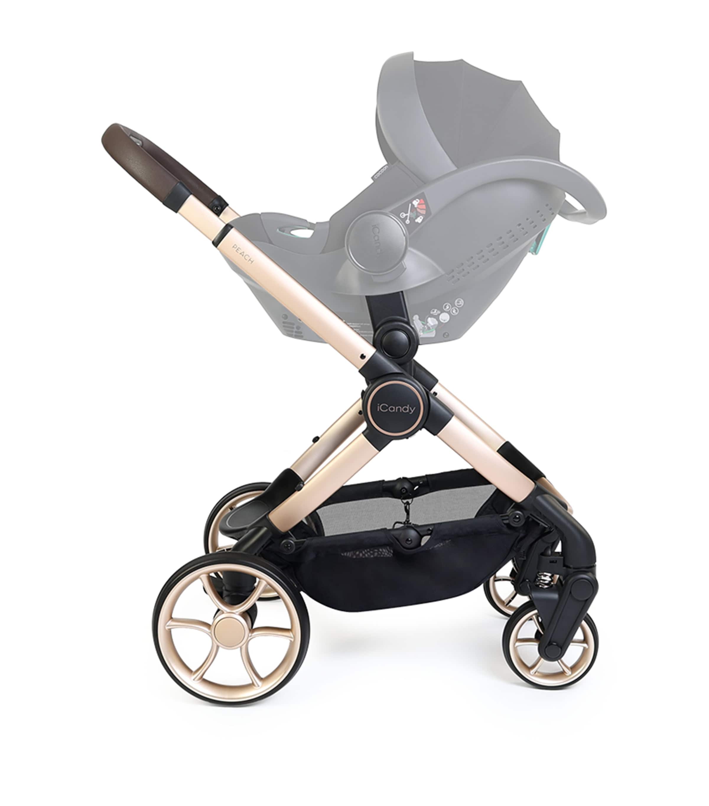 iCandy Peach 8 Pushchair and Carrycot Set Biscotti Image 5