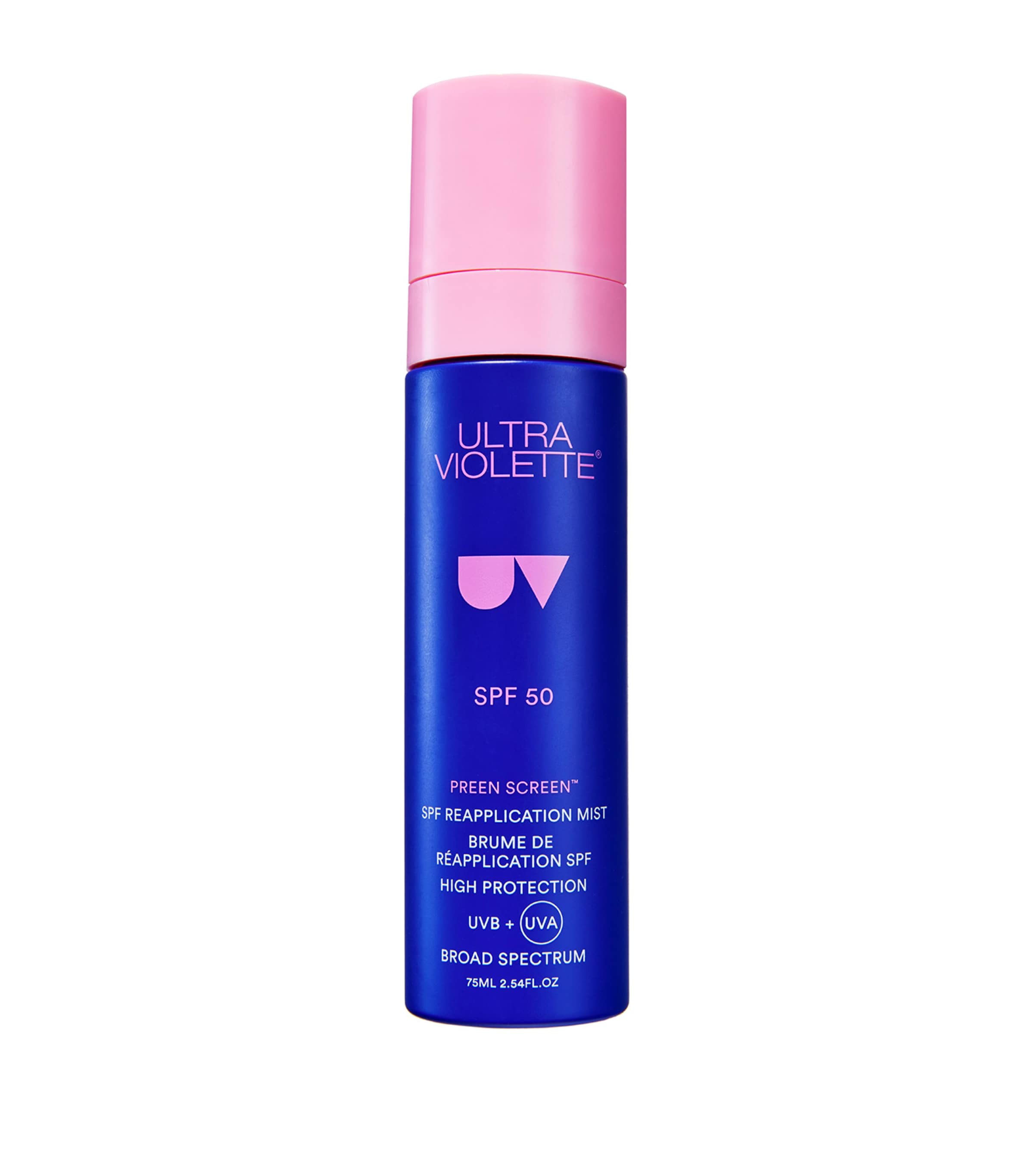 Ultra Violette Preen Screen Spf 50+ Mist In White