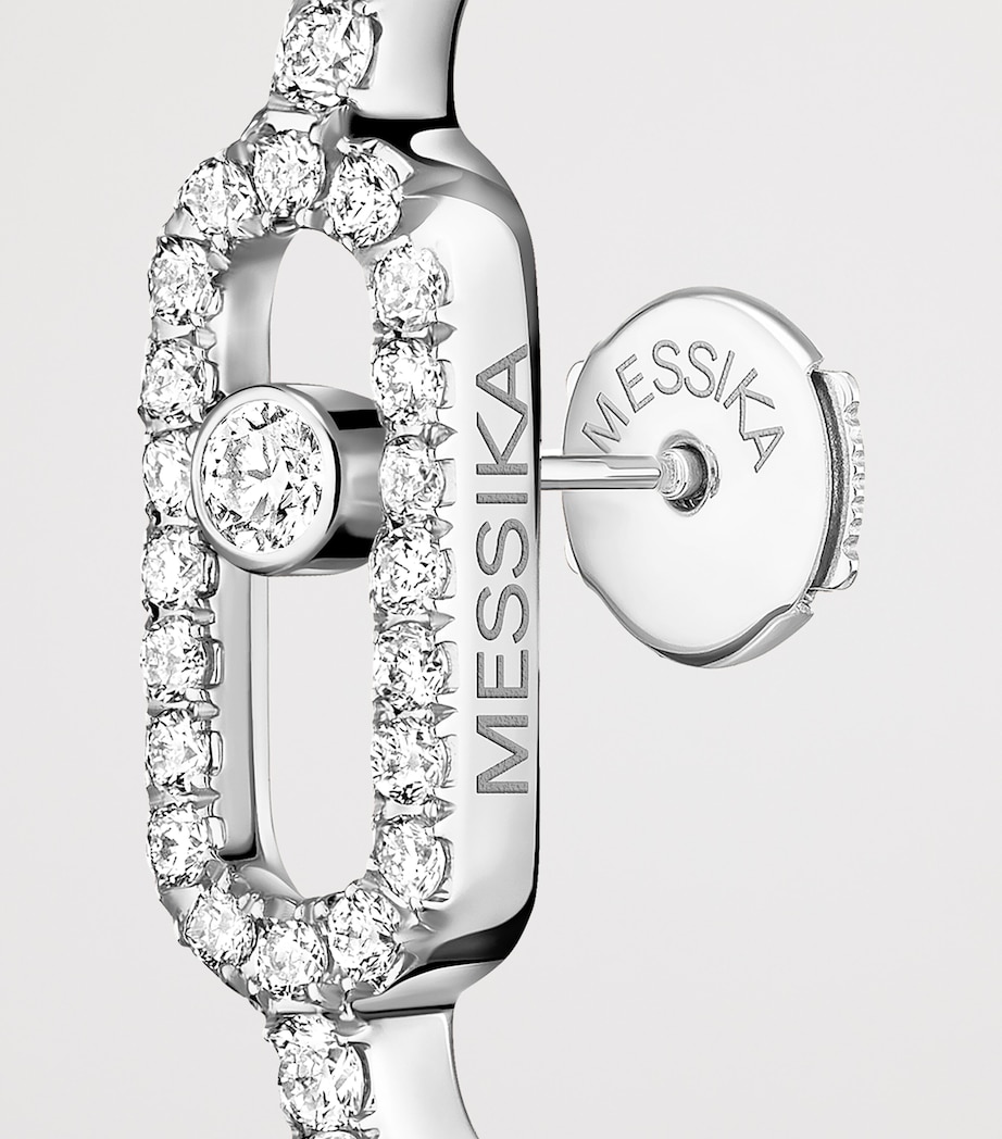 Messika Move Uno White Gold and Diamond Pavé Single Earring (0.19ct) White Gold Image 3