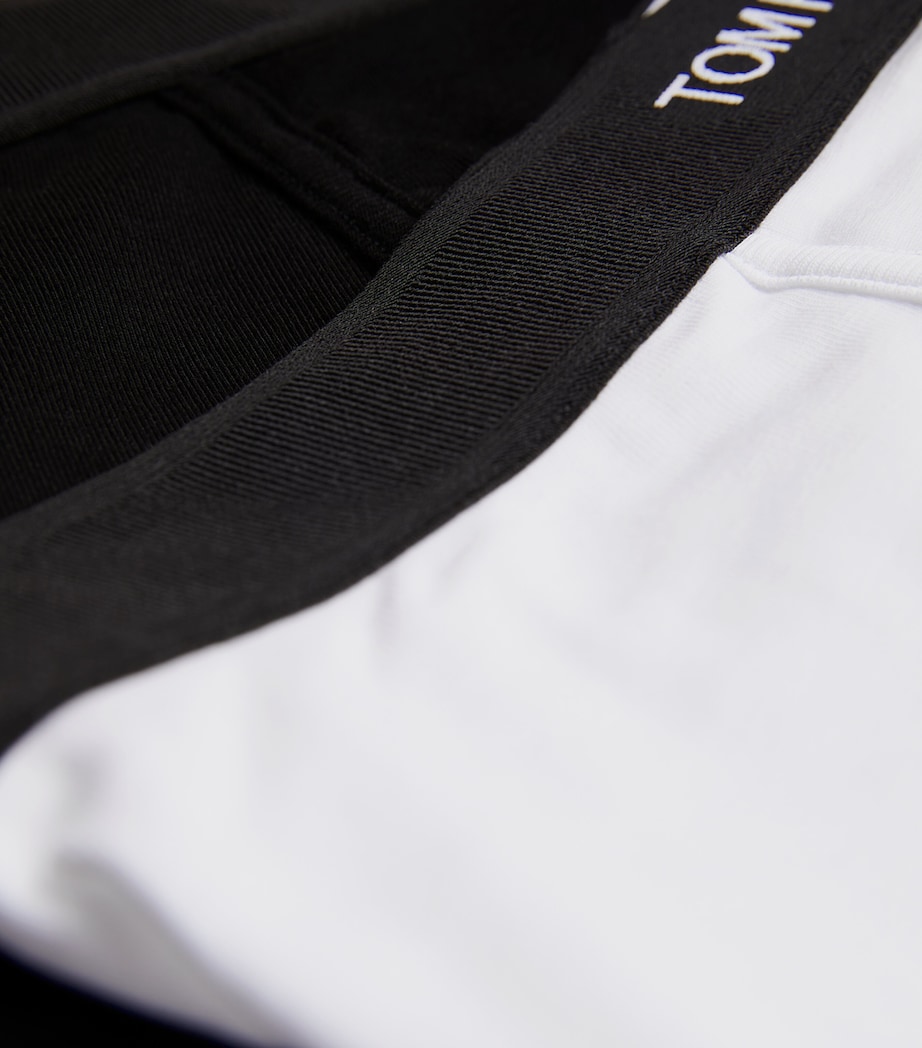 Stretch-Cotton Boxer Briefs (Pack of 2) 999-BLACK/WHITE Image 4