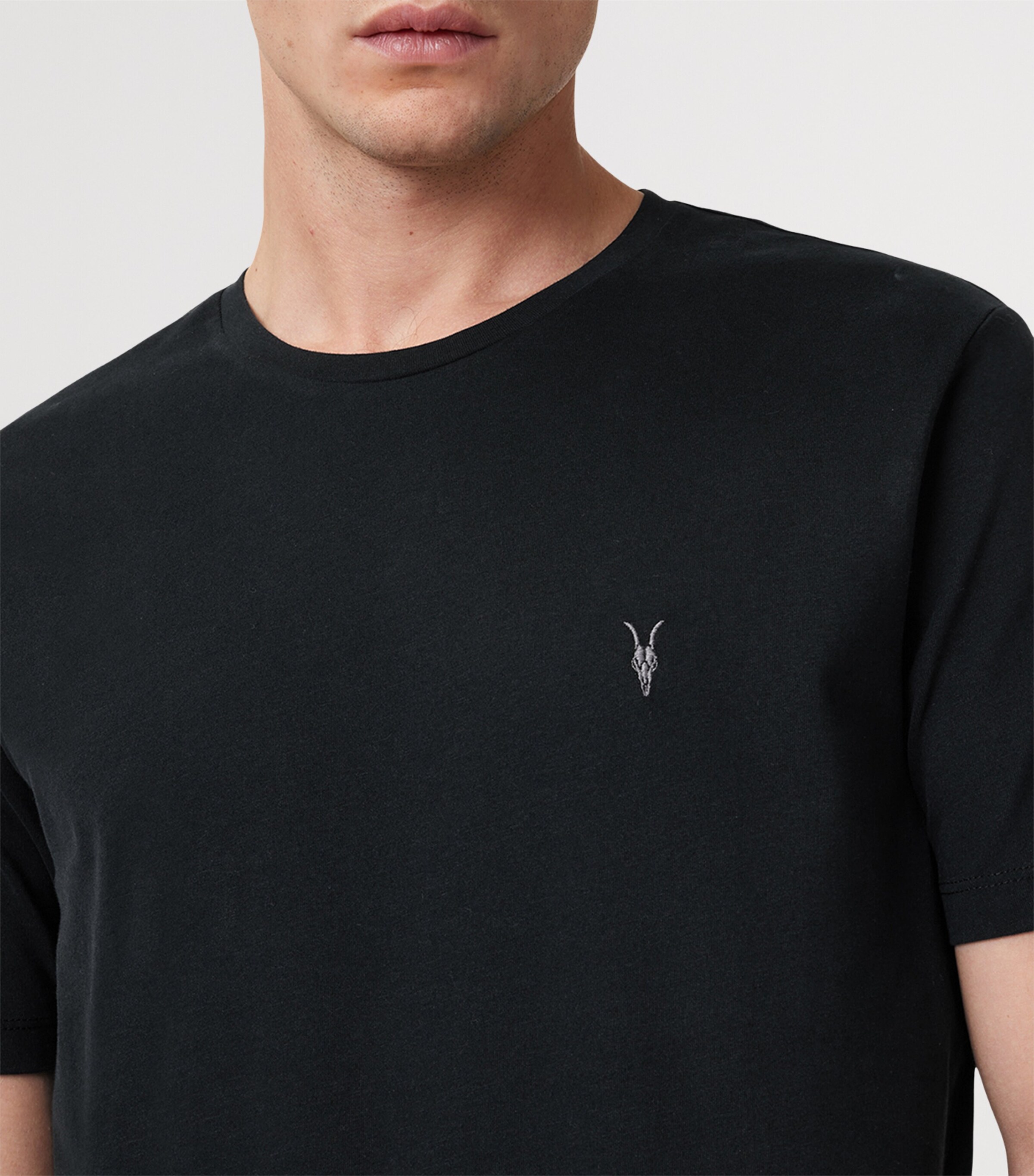 Organic Cotton Brace T-Shirt JET BLACK Image 5