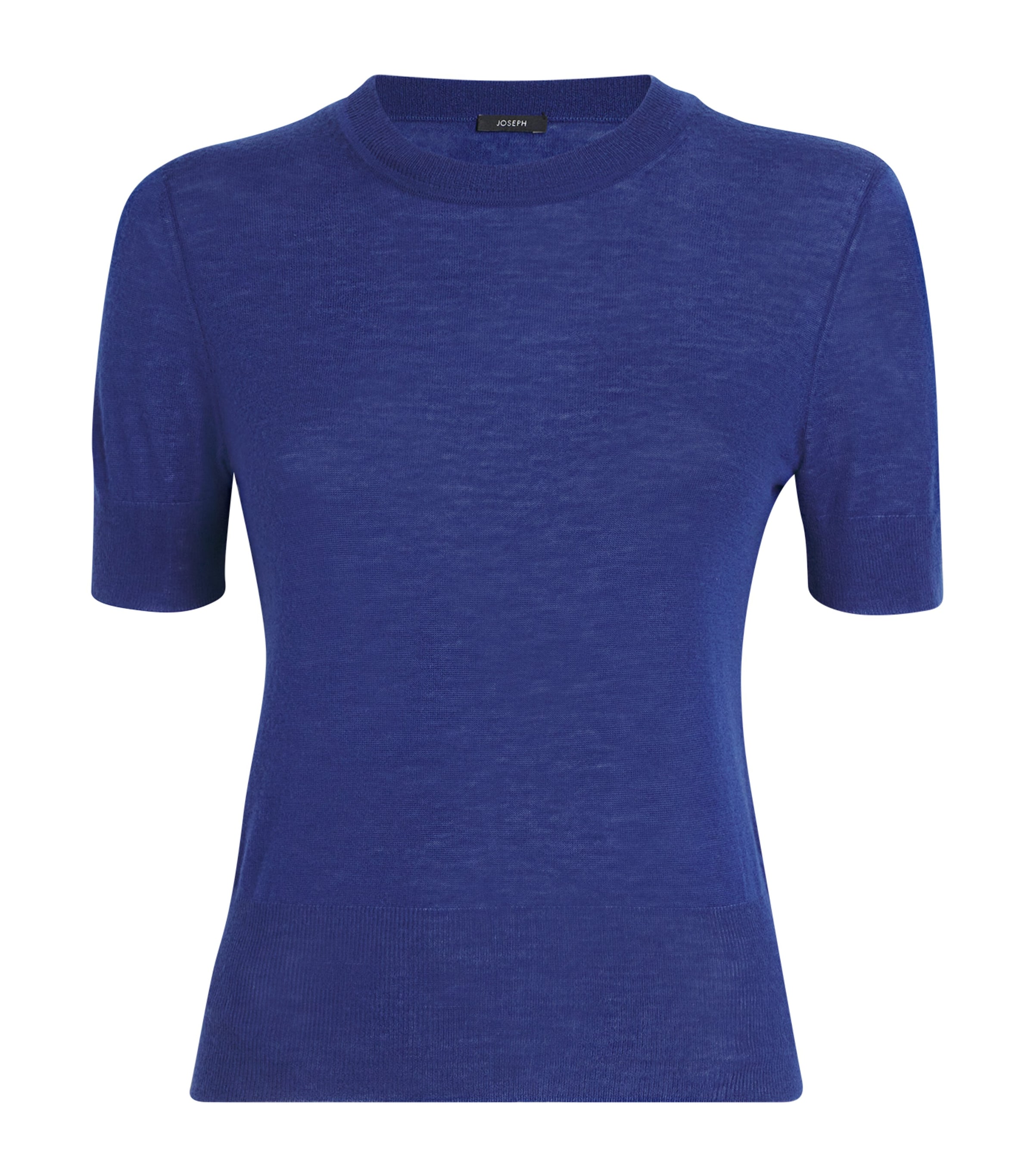 Joseph Cashmere Short-sleeve Top In Blue