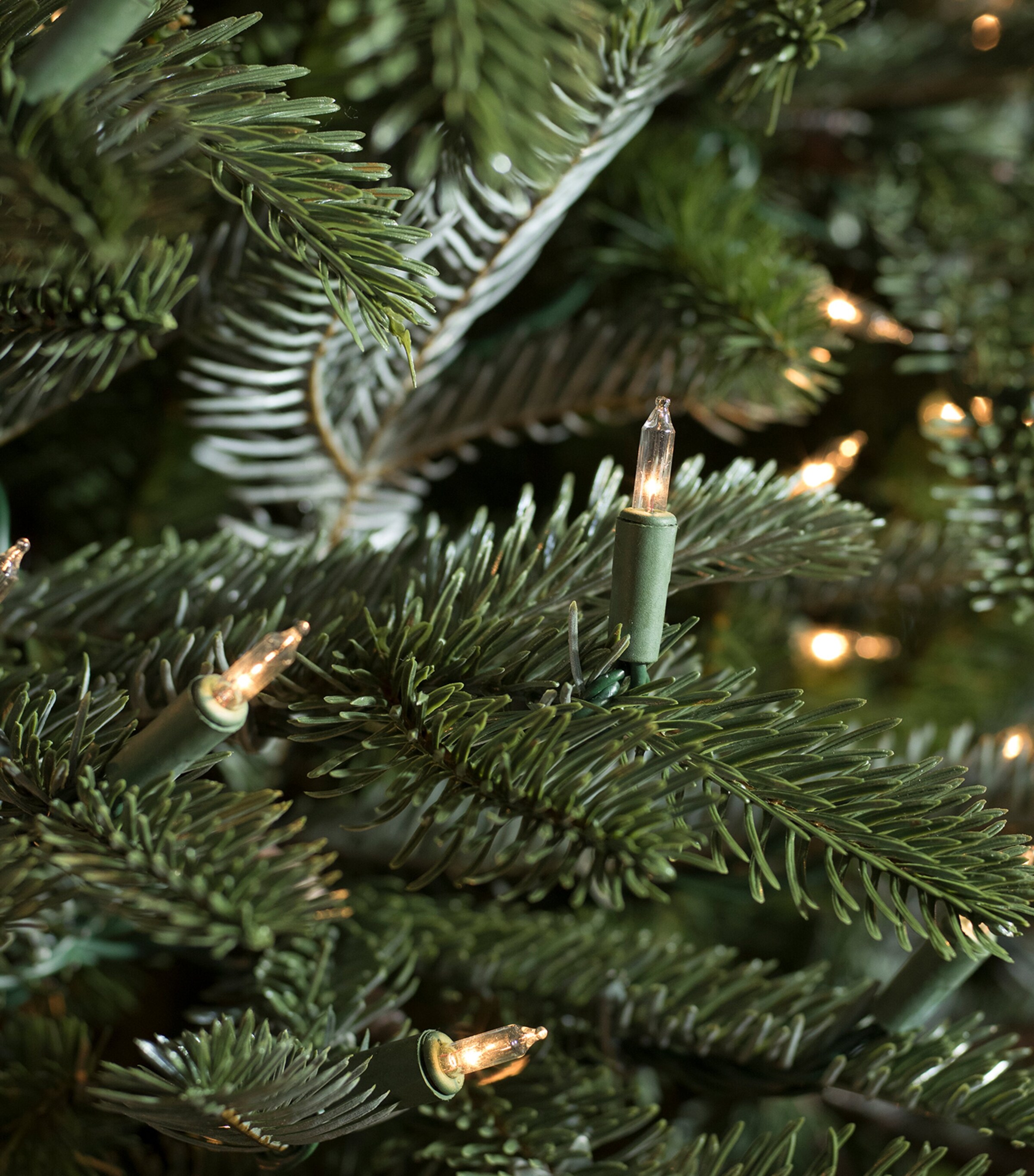 Nordmann Fir LED Flip Christmas Tree (8ft) GREEN Image 4