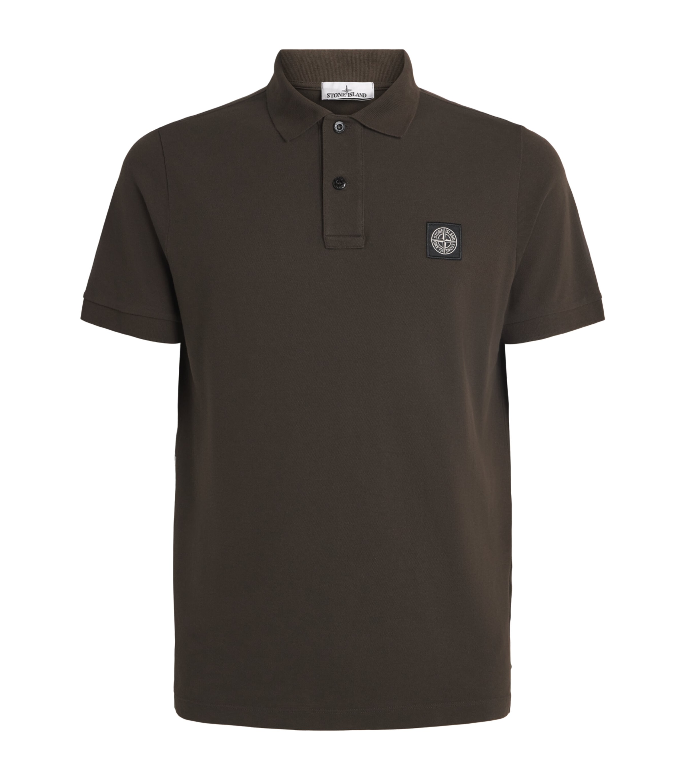 Stone Island Mens Cotton Compass Polo Shirt Image 1