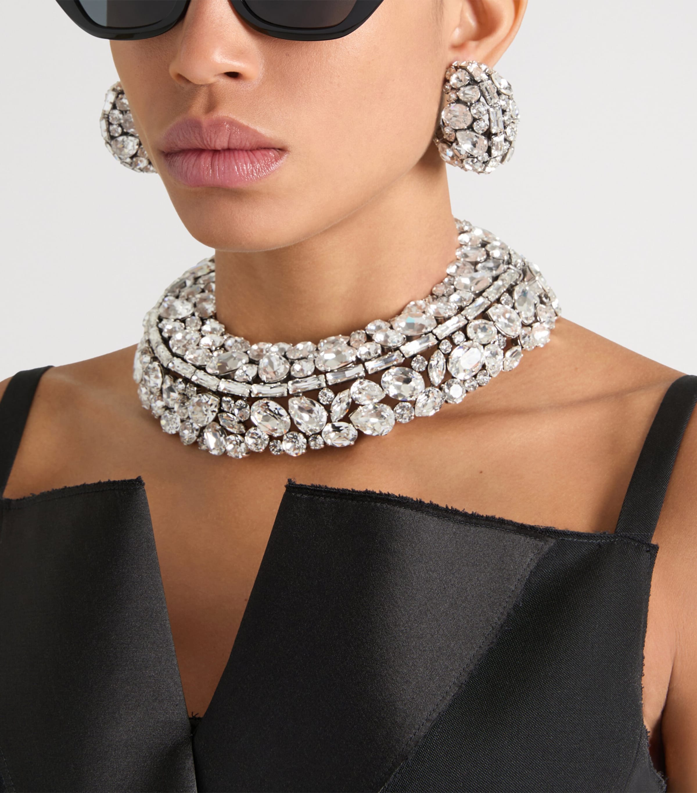 Crystal Choker SILVERY Image 2