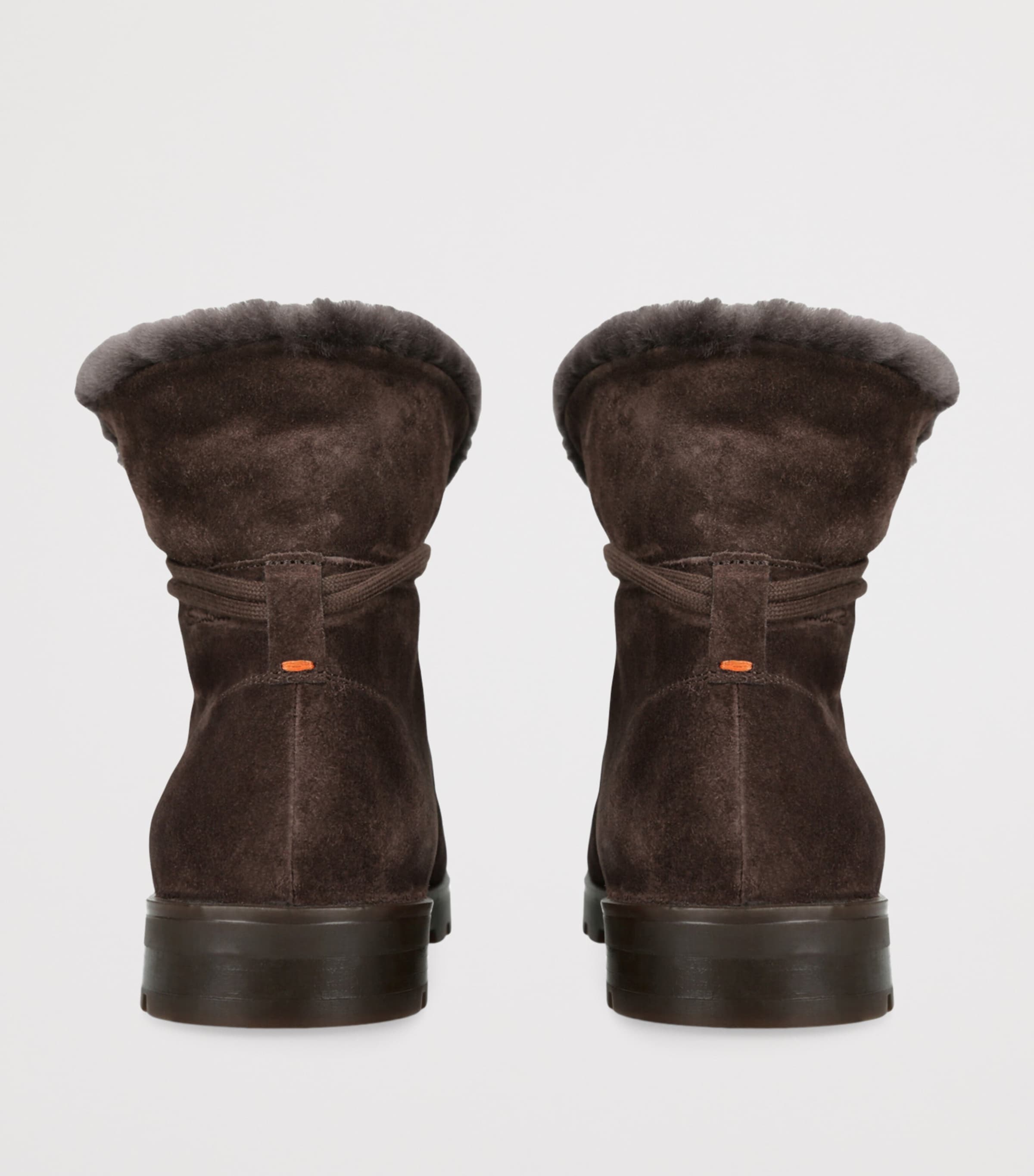 Suede Detroit Boots DARK BROWN Image 2