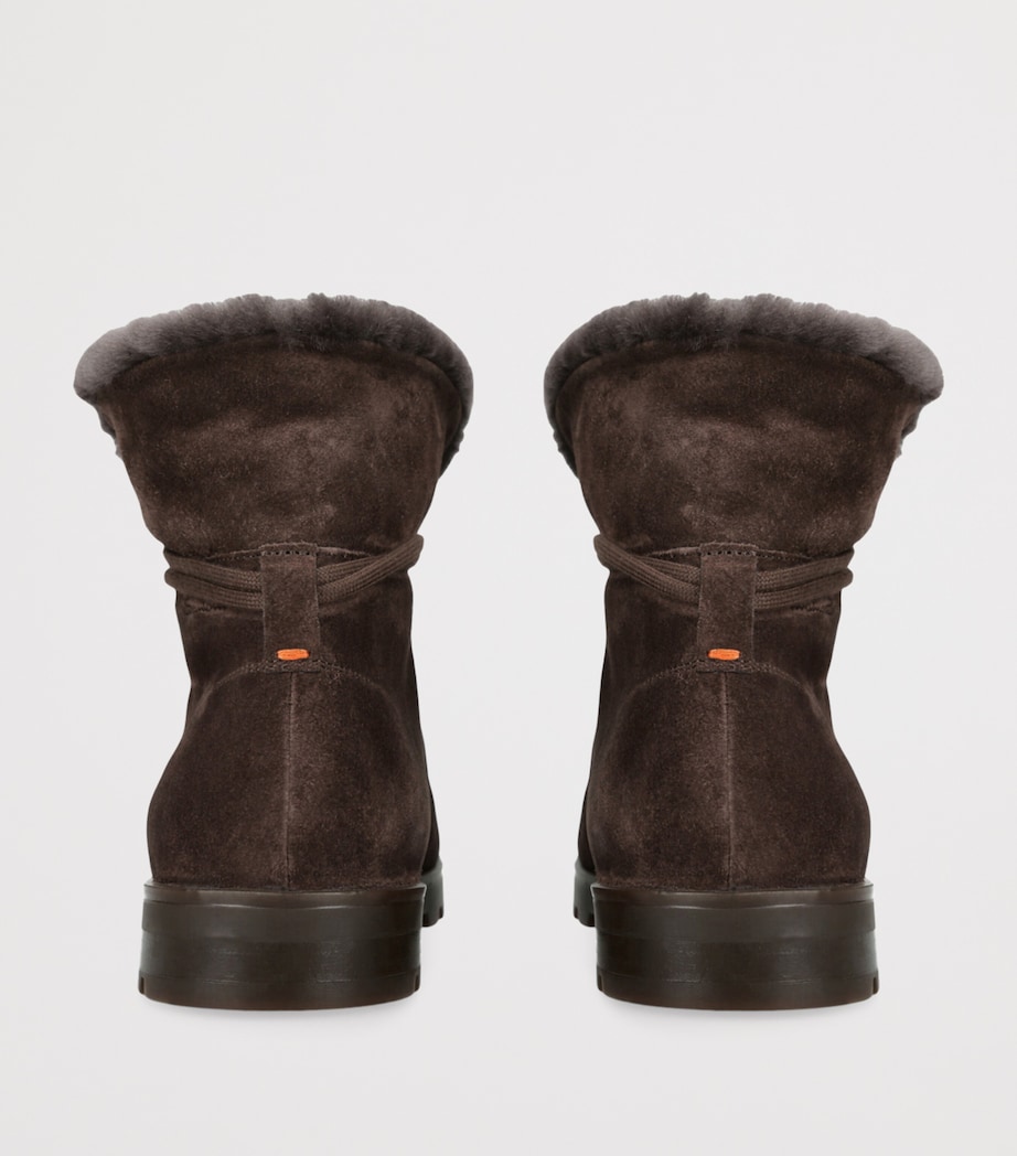 Suede Detroit Boots DARK BROWN Image 2