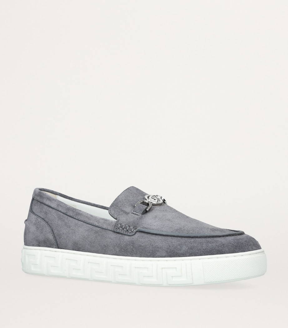 Suede Moccasins GREY/DARK Image 3